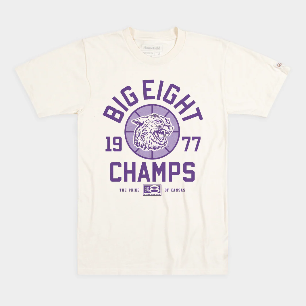 K-State Basketball 1977 Big Eight Champions Tee
