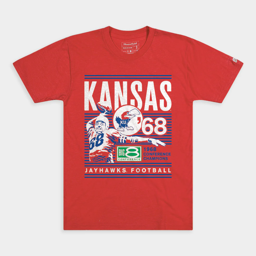 Kansas Football 1968 Big 8 Champions Tee
