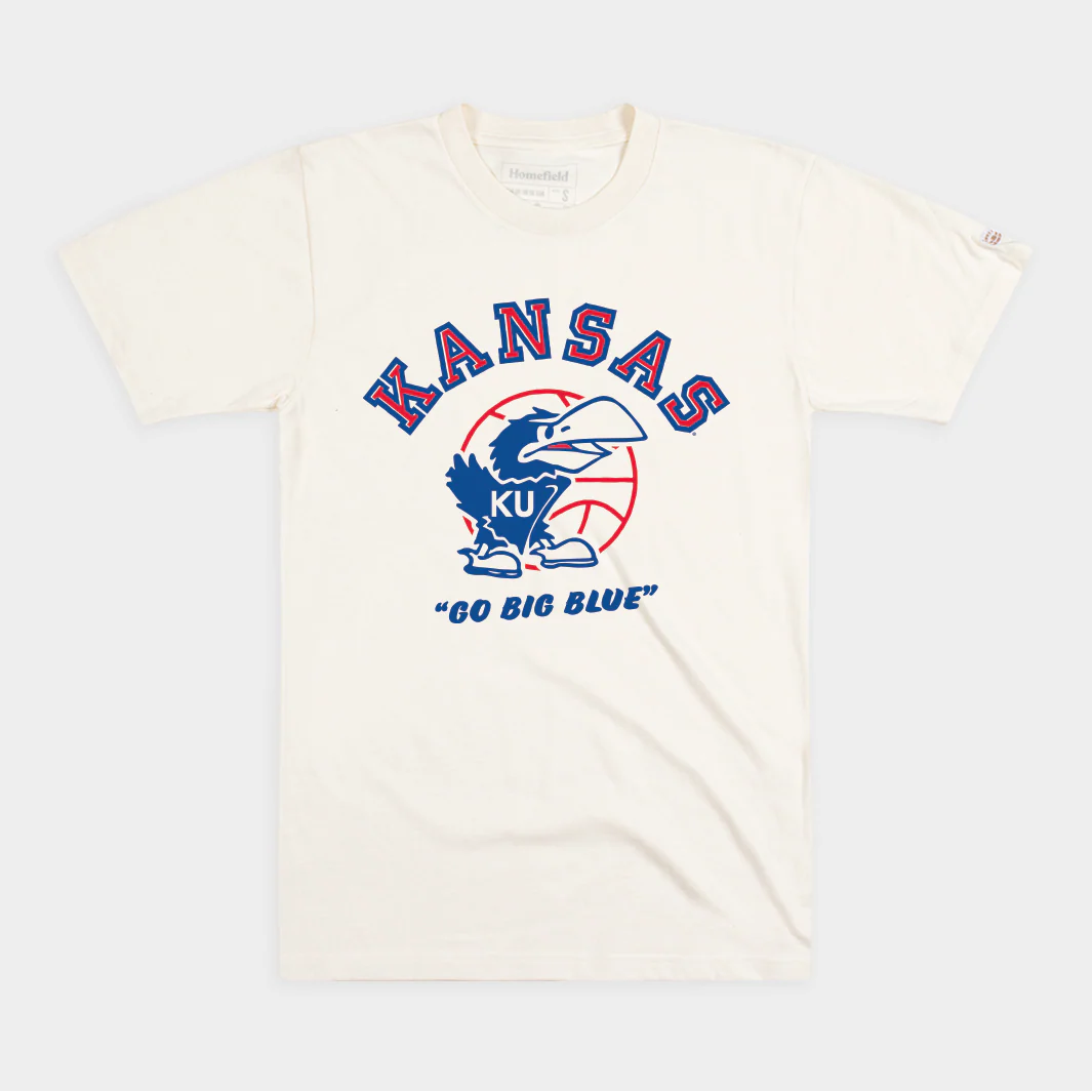 Kansas "Go Big Blue" Basketball Tee