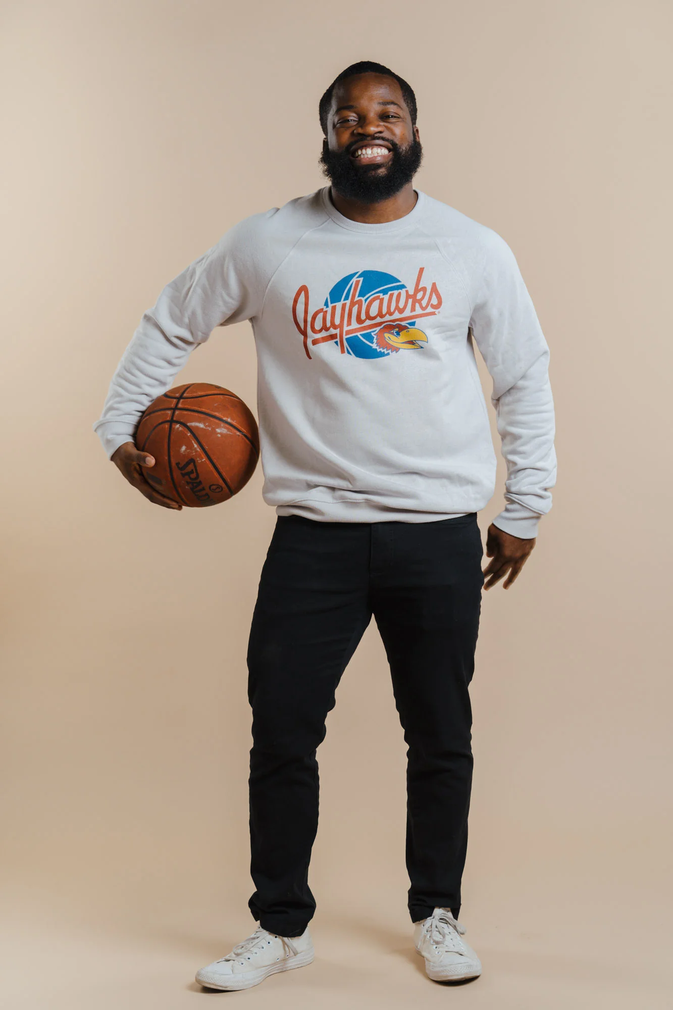 Kansas Jayhawks Basketball Crewneck - Image 2