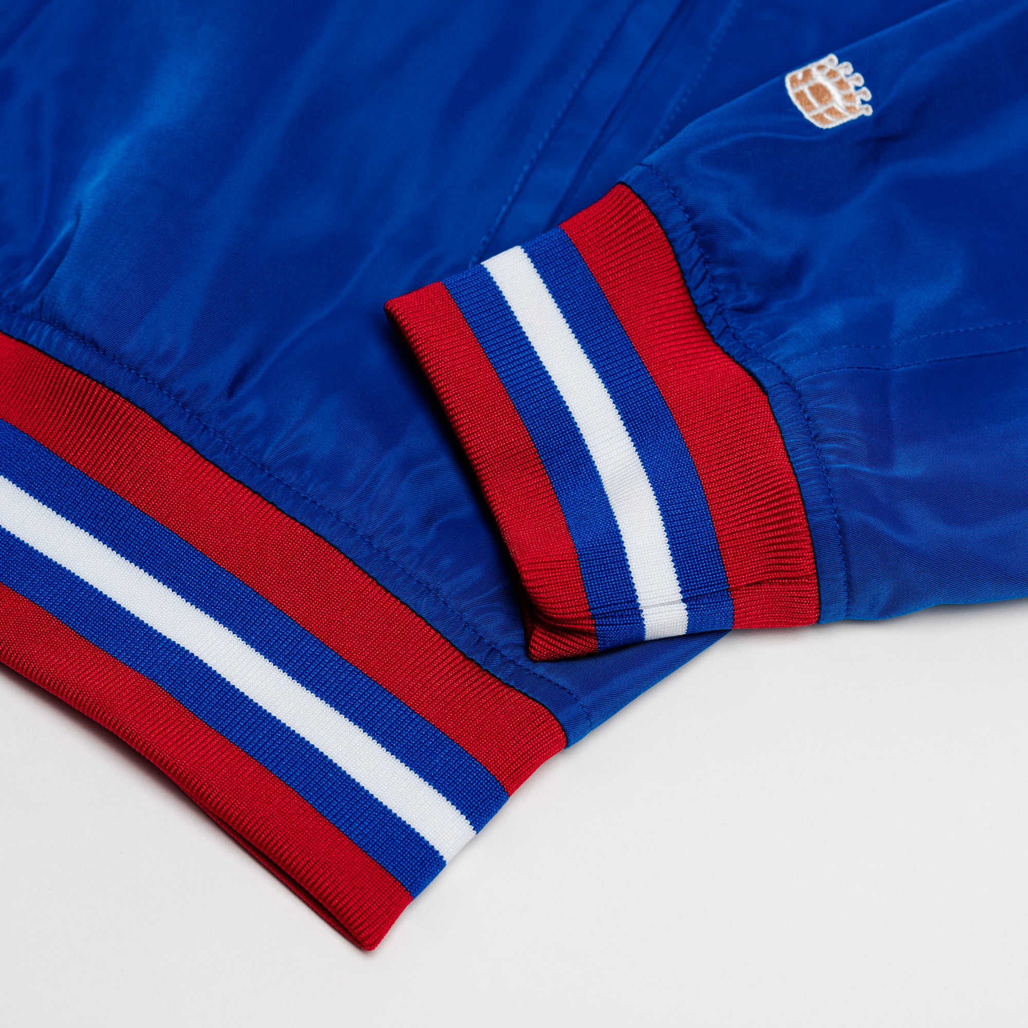 Kansas Jayhawks Retro Circus Font Bomber Jacket - Image 5