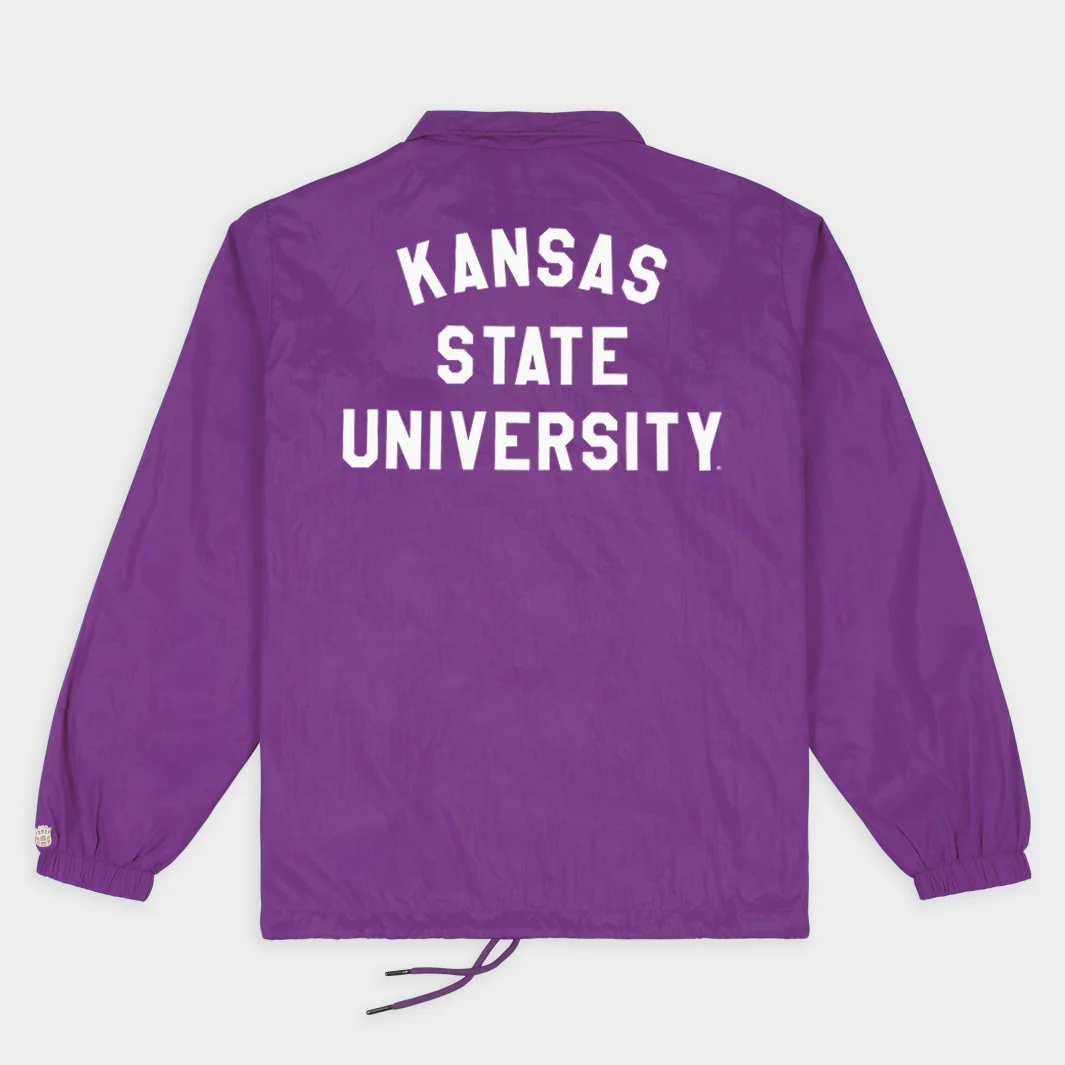 Kansas State Wildcats Roaring Logo Coaches Jacket - Image 2