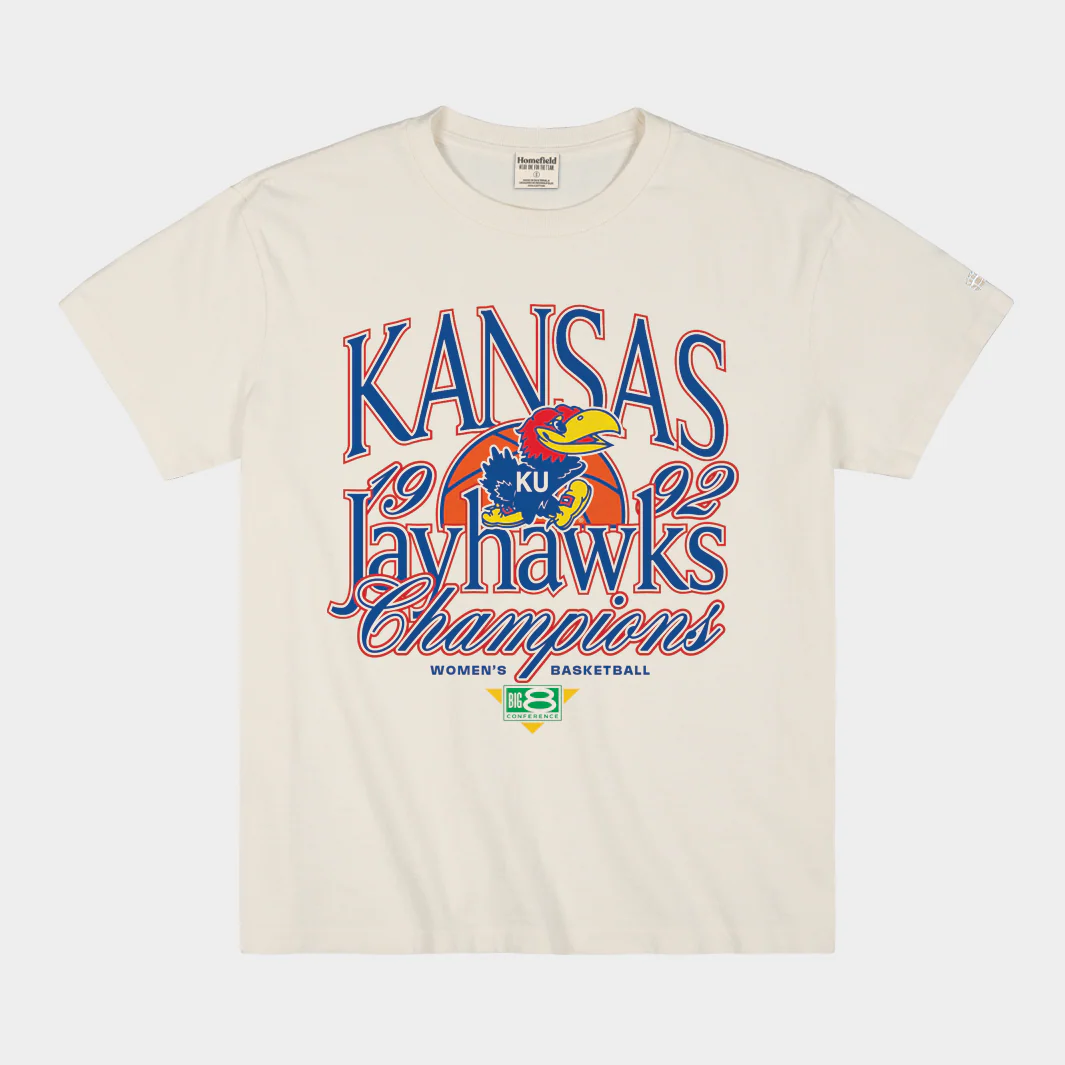 Kansas Women's Basketball 1992 Big 8 Champs Heavyweight Tee