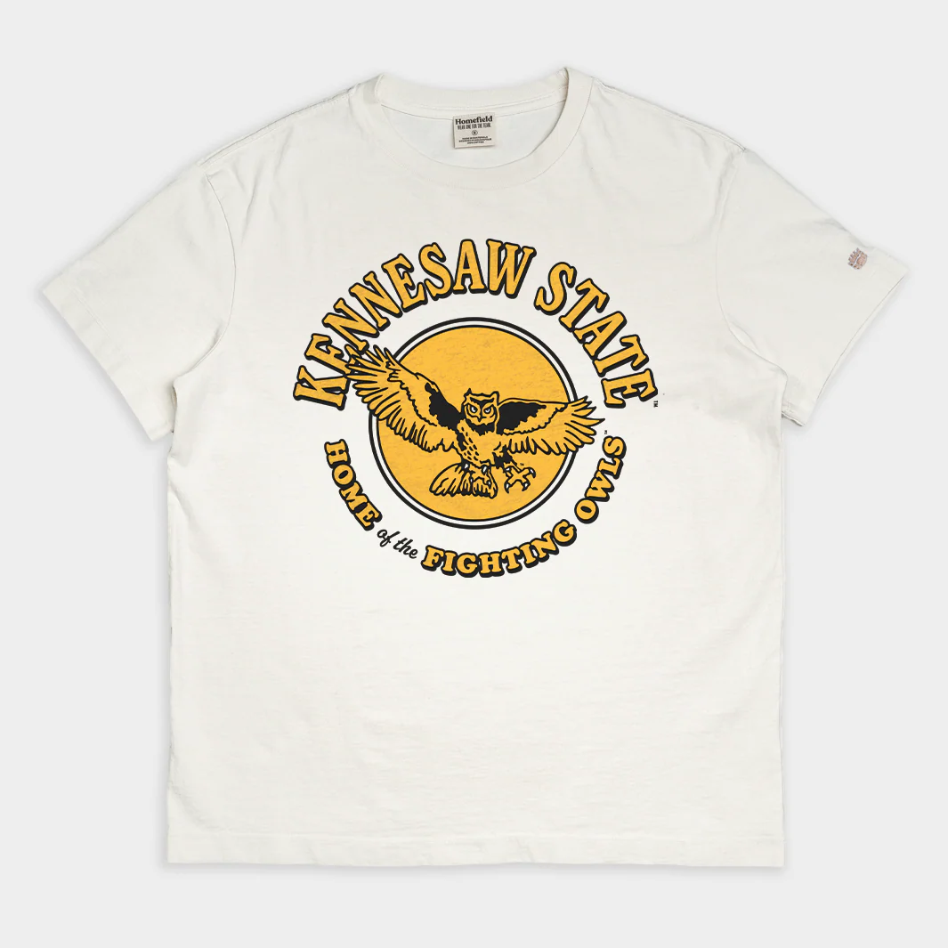 Kennesaw State 1988 Fighting Owls Vintage Heavyweight Tee