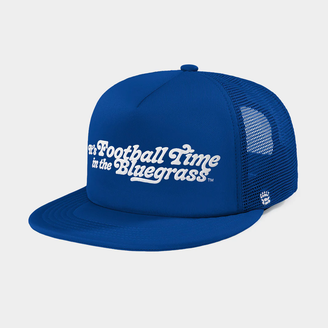Kentucky UK "Bluegrass" Puff Ink Trucker Hat
