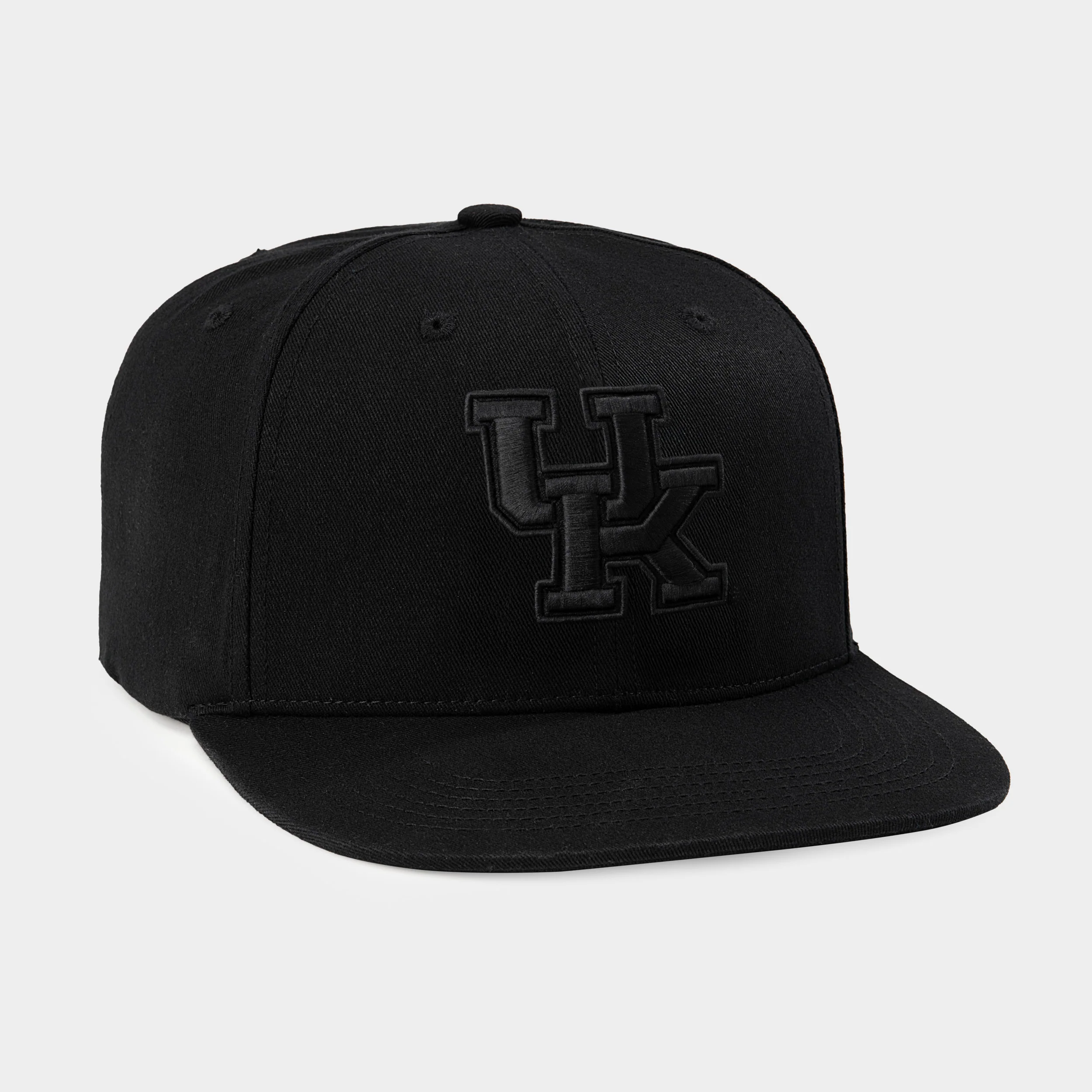 Kentucky Wildcats Logo Blackout Snapback Hat - Image 2