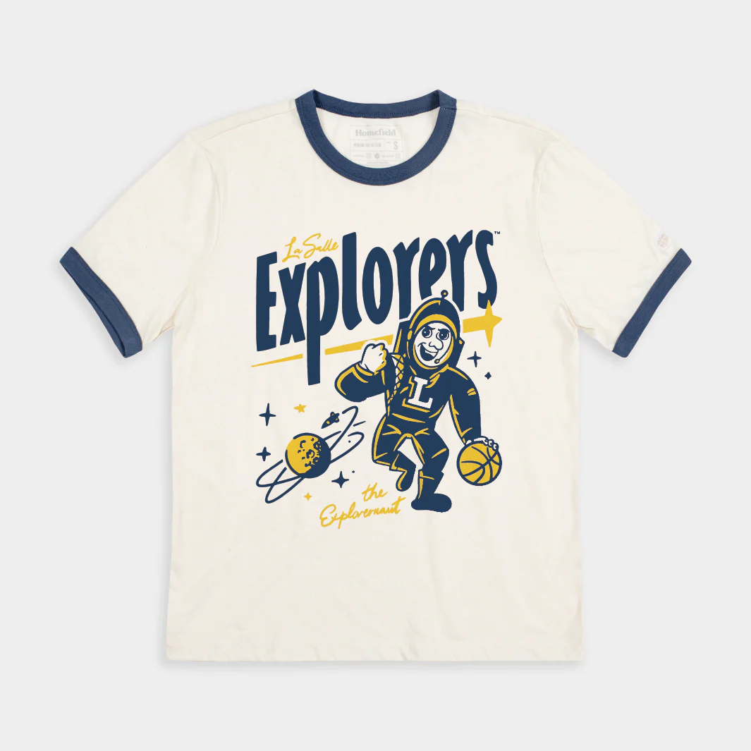 La Salle Explorers Explorernaut Ringer Tee