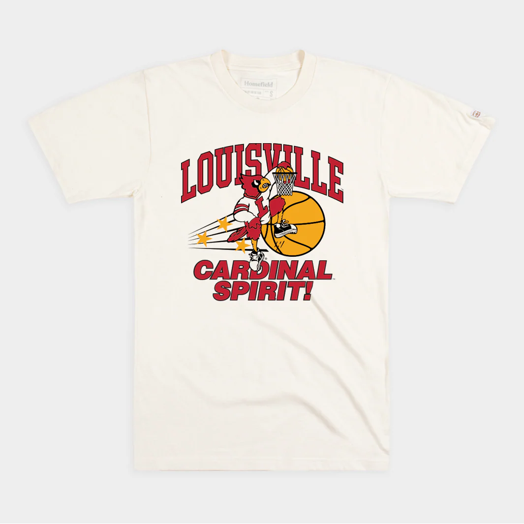 Louisville "Cardinal Spirit!" Basketball Tee