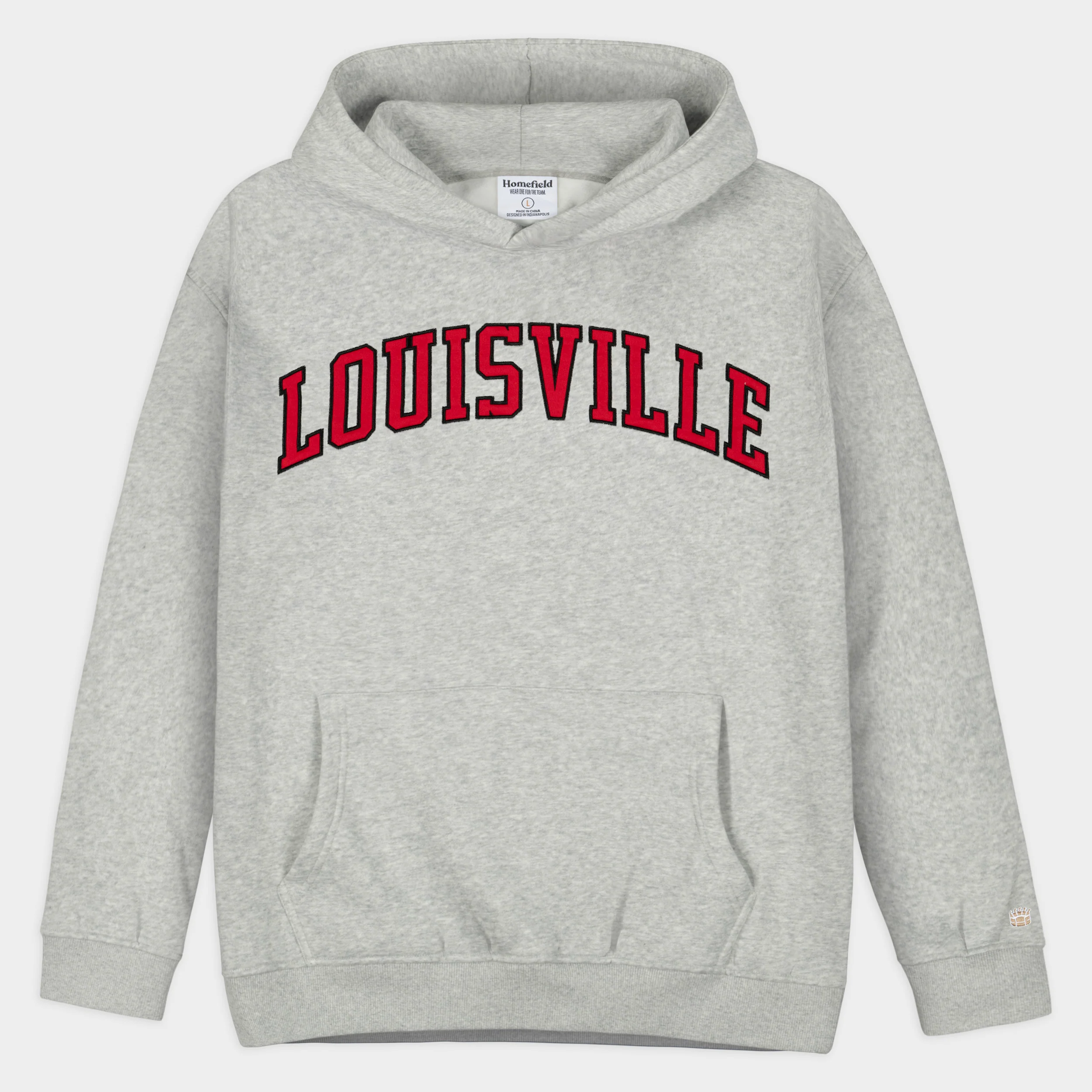 Louisville Cardinals 1980s Applique Heavyweight Hoodie