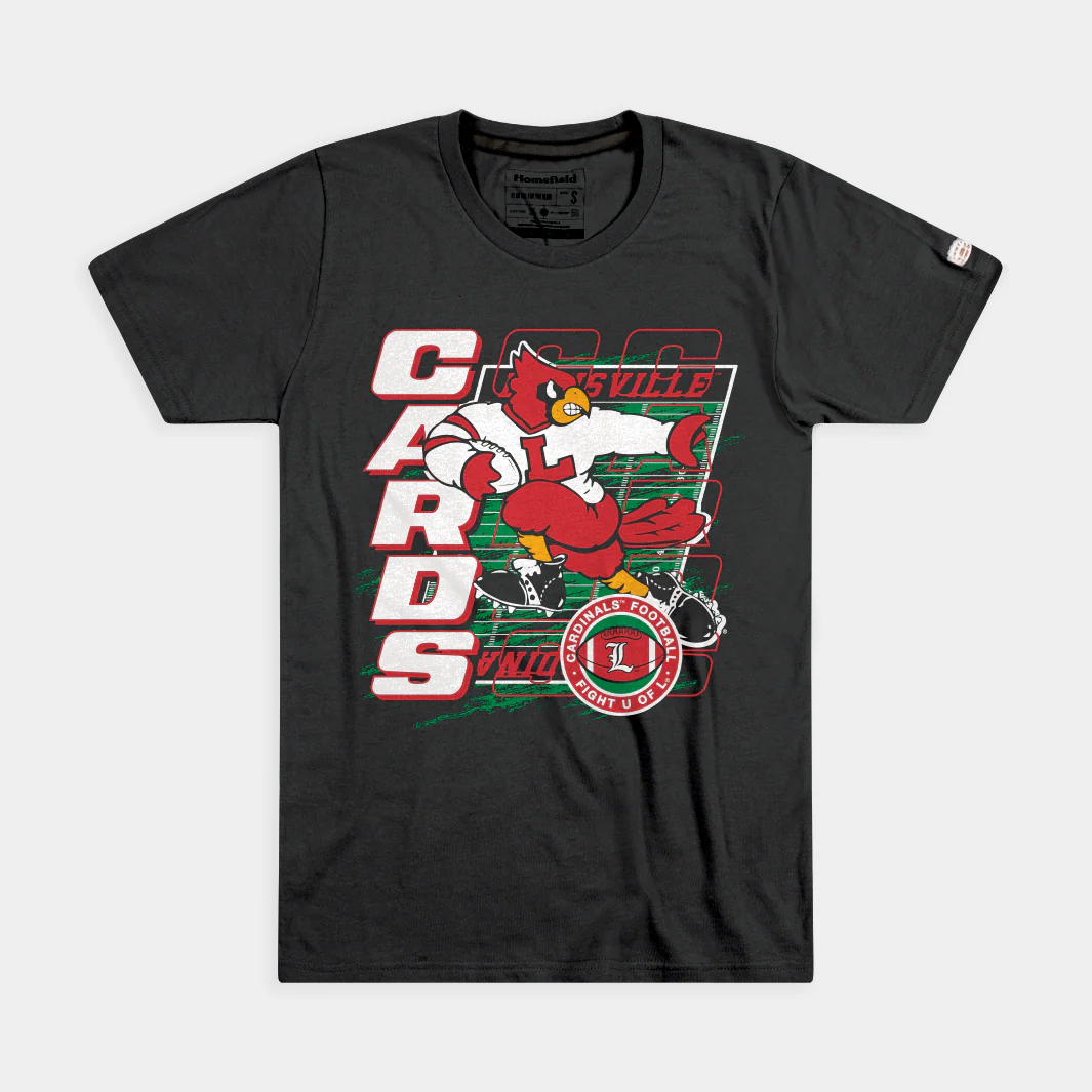 Louisville Cardinals 1980s Football Tee