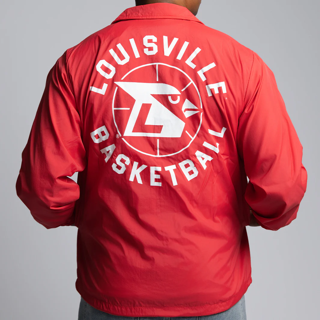 Louisville Cardinals Basketball 1970s Coaches Jacket - Image 5