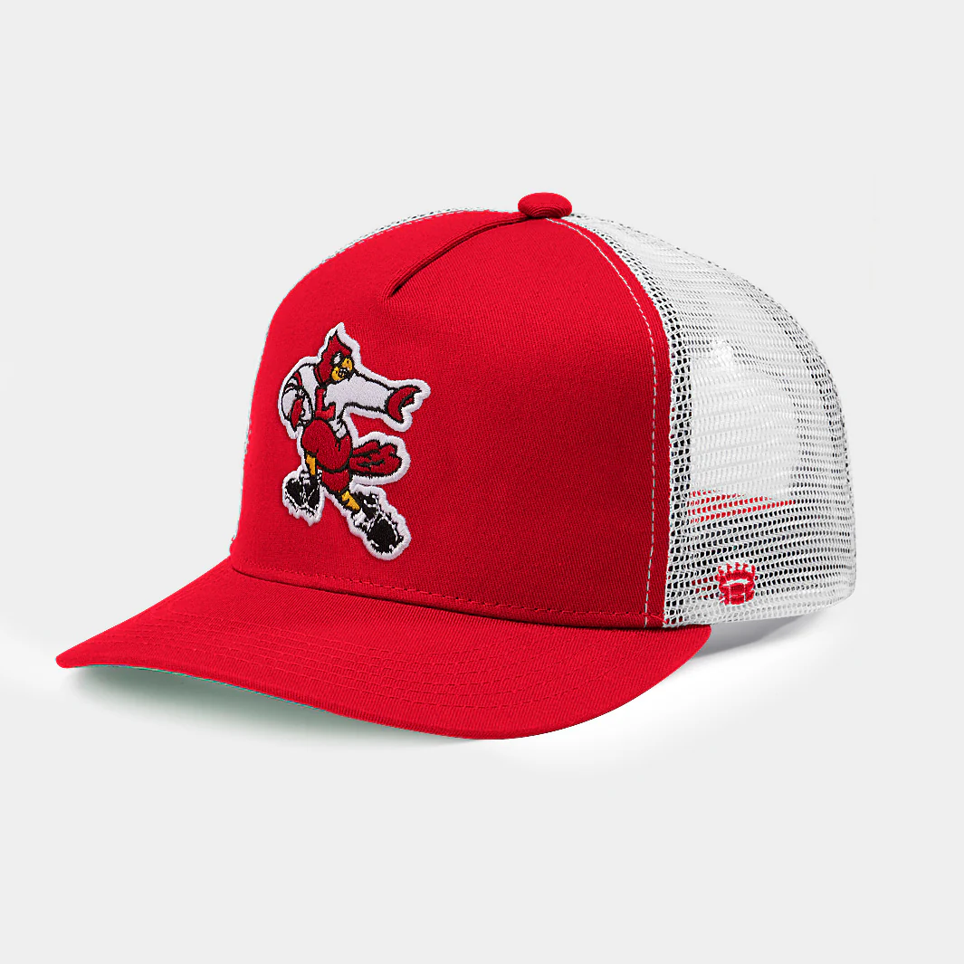 Louisville Cardinals Football Logo Trucker Hat