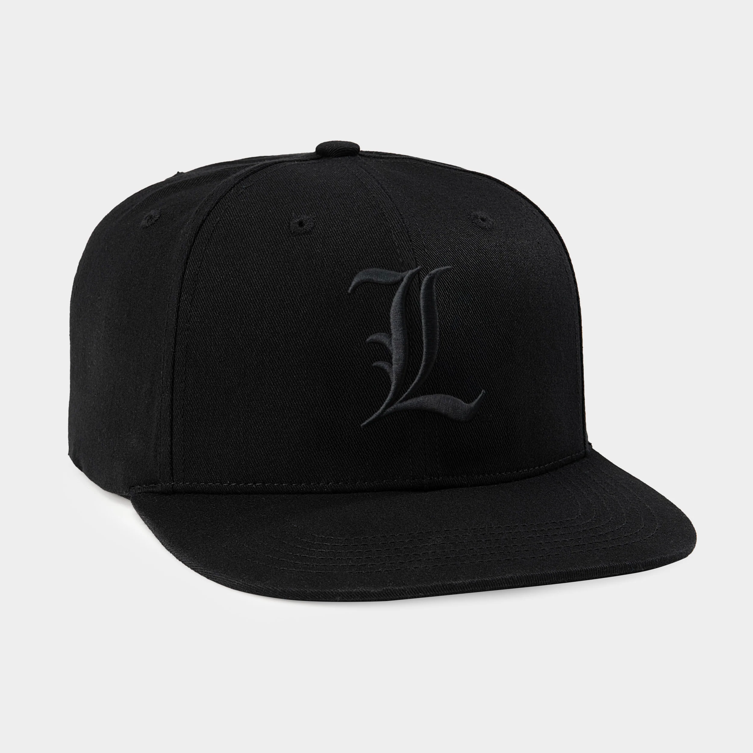 Louisville Cardinals Logo Blackout Snapback Hat - Image 2