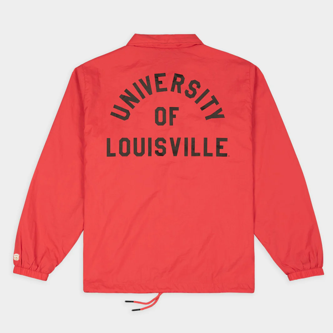 Louisville Cardinals Red Rage Retro Coaches Jacket - Image 2