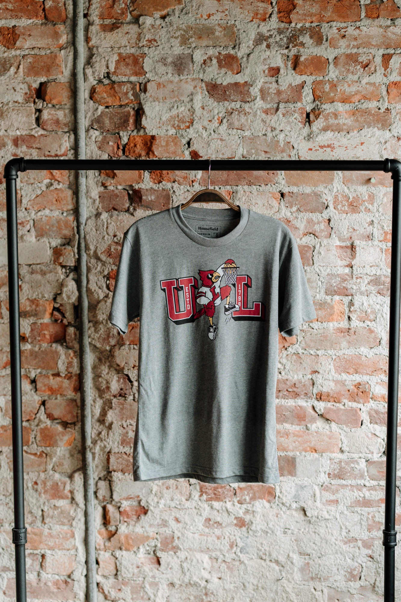 Louisville Dunking Cardinal Tee - Image 2