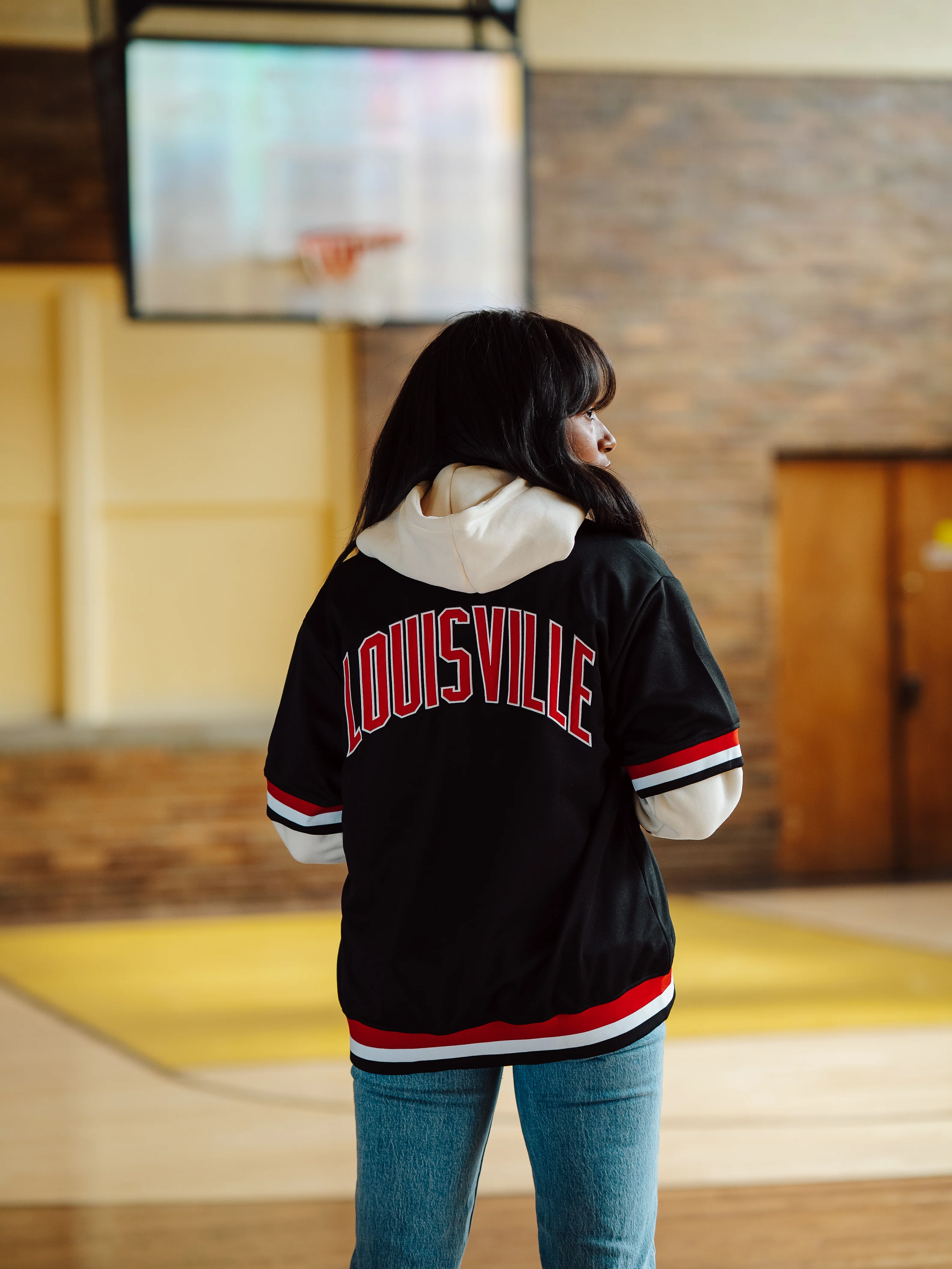 Louisville Men's Basketball 1980s Shooting Shirt - Image 5
