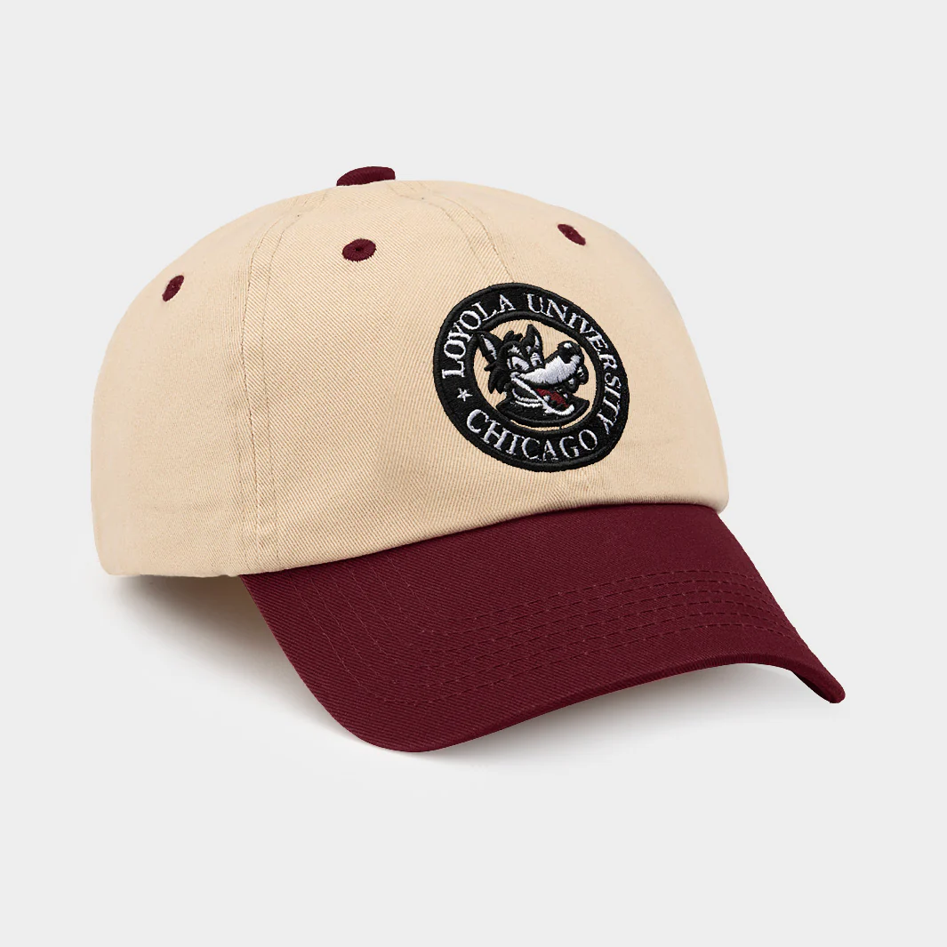 Loyola Chicago Ramblers Two-Tone Dad Hat - Image 2