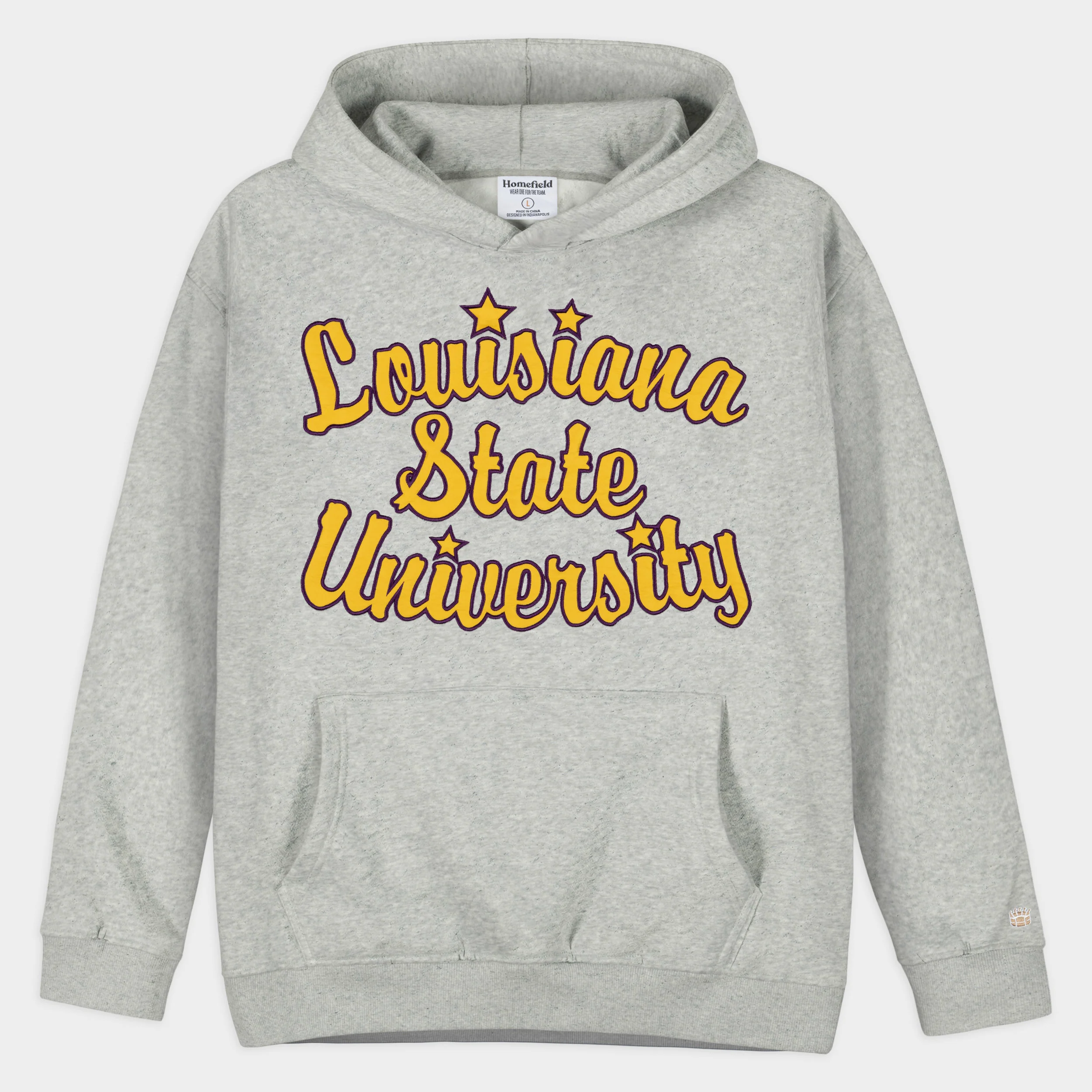 LSU Tigers 1980s Applique Heavyweight Hoodie