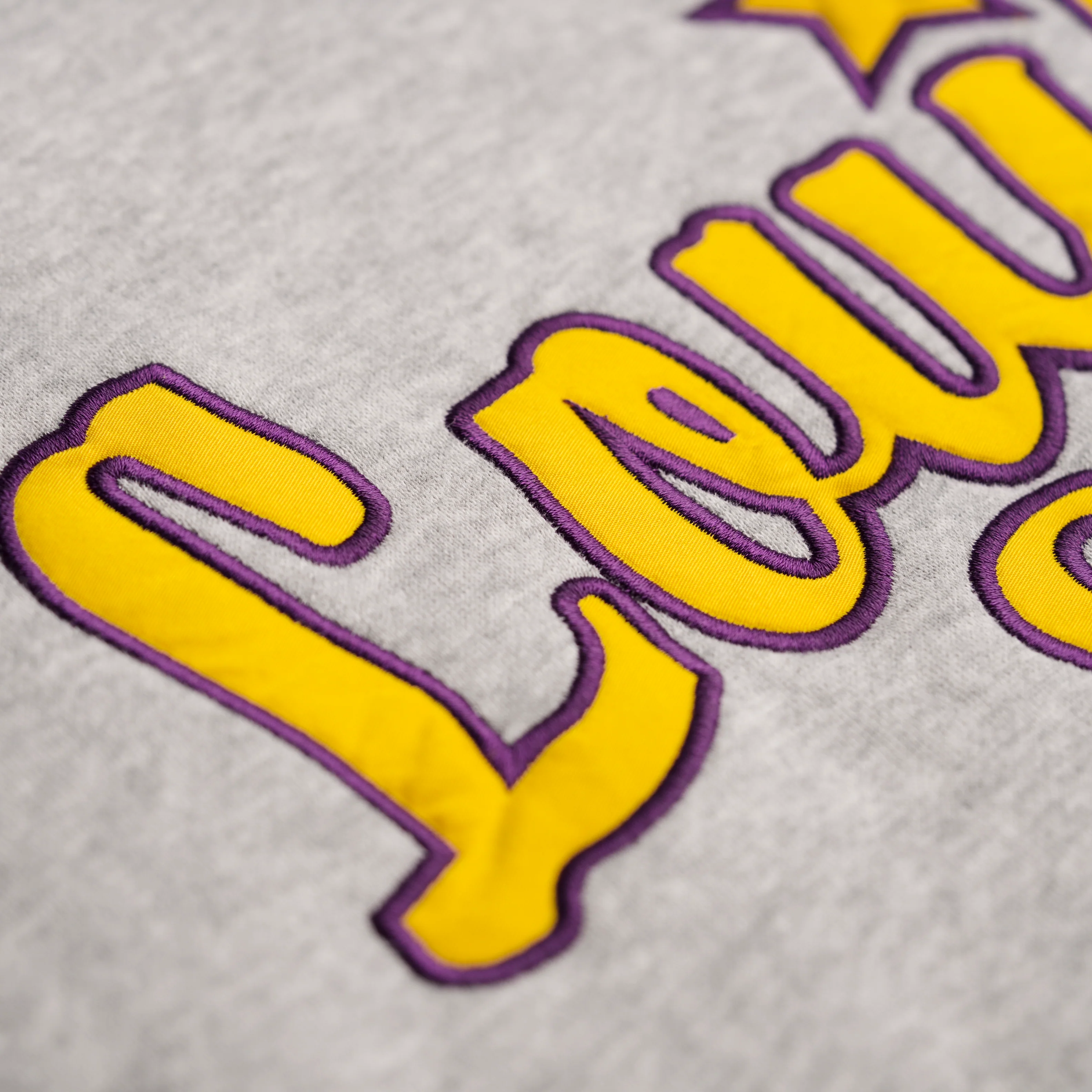 LSU Tigers 1980s Applique Heavyweight Hoodie - Image 2