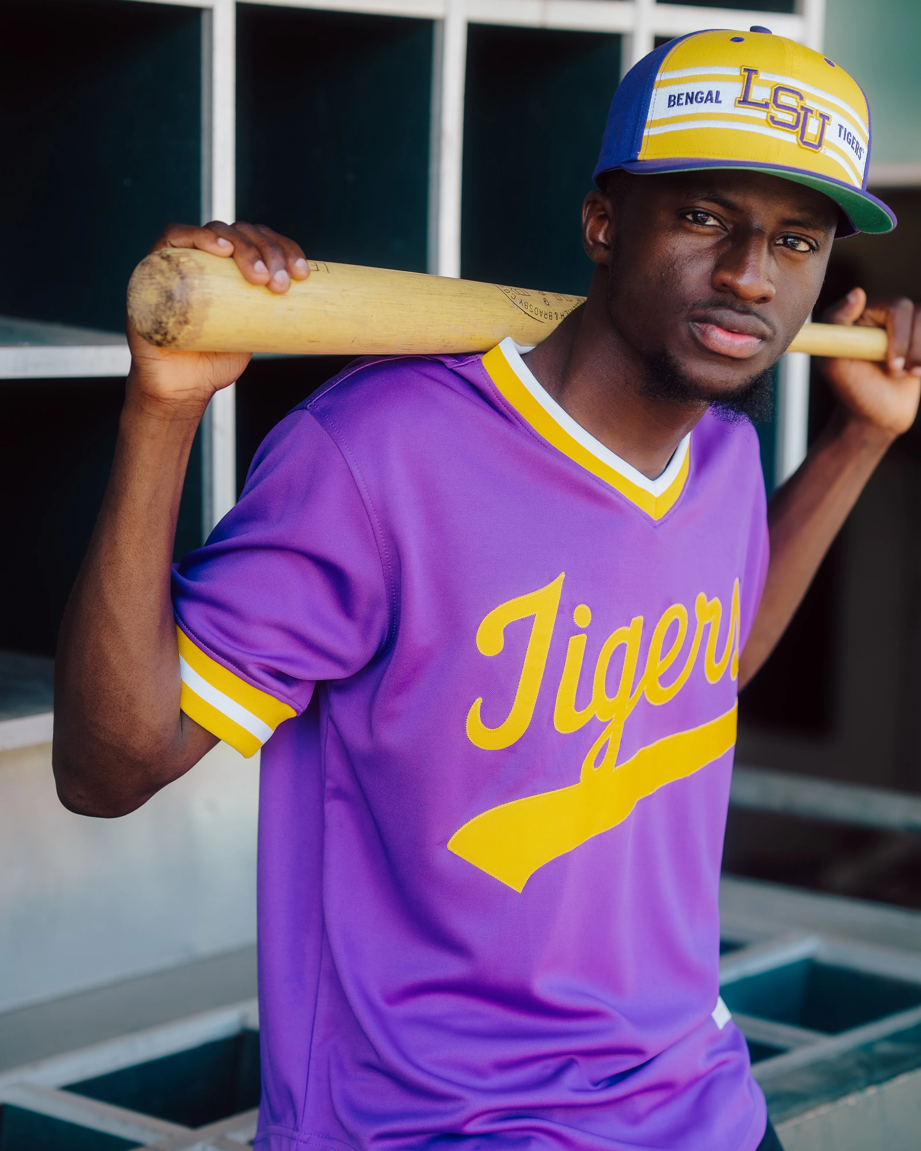 LSU Tigers 1980s-Inspired Baseball Pullover - Image 4