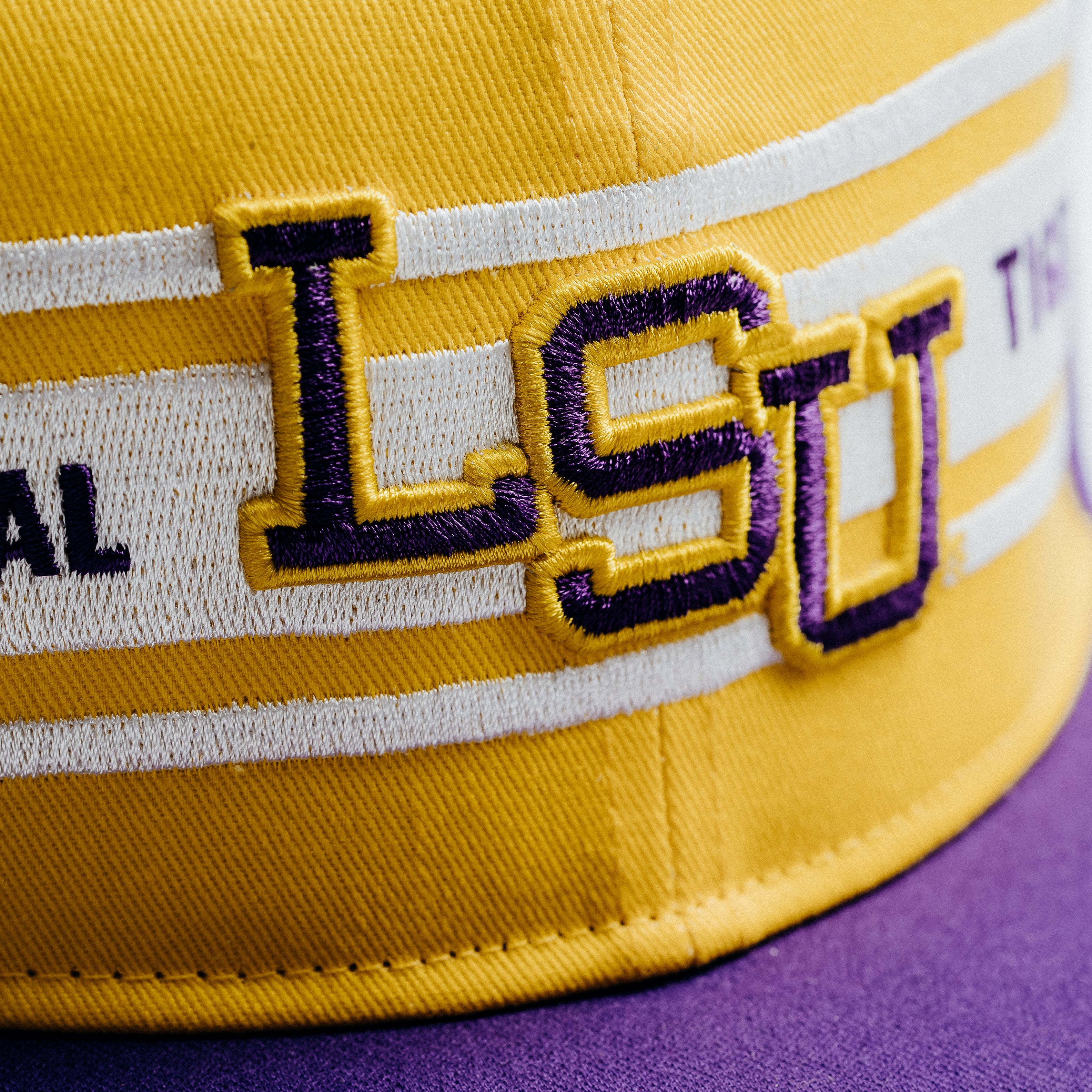 LSU Tigers Baseball 1980s Snapback - Image 5