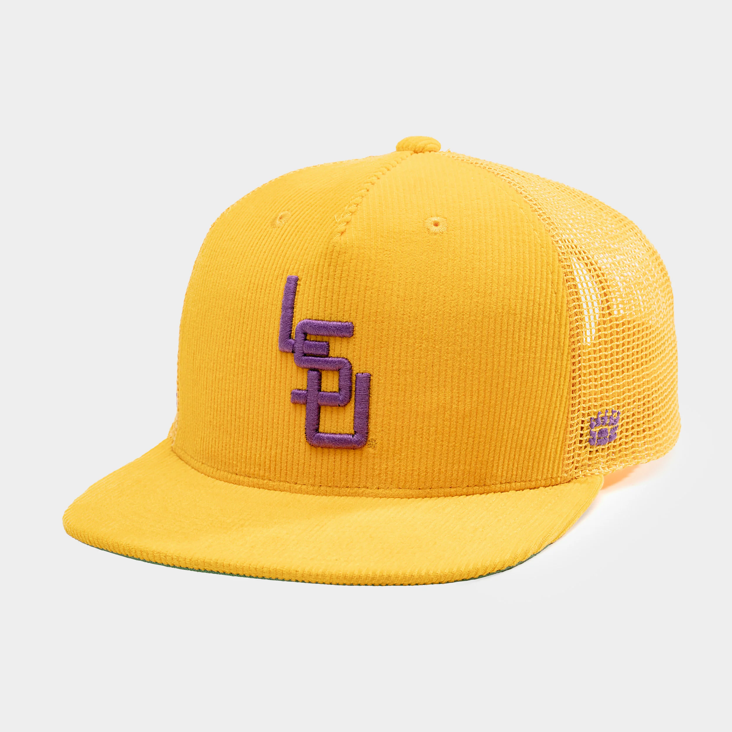 LSU Tigers Corduroy Trucker Hat
