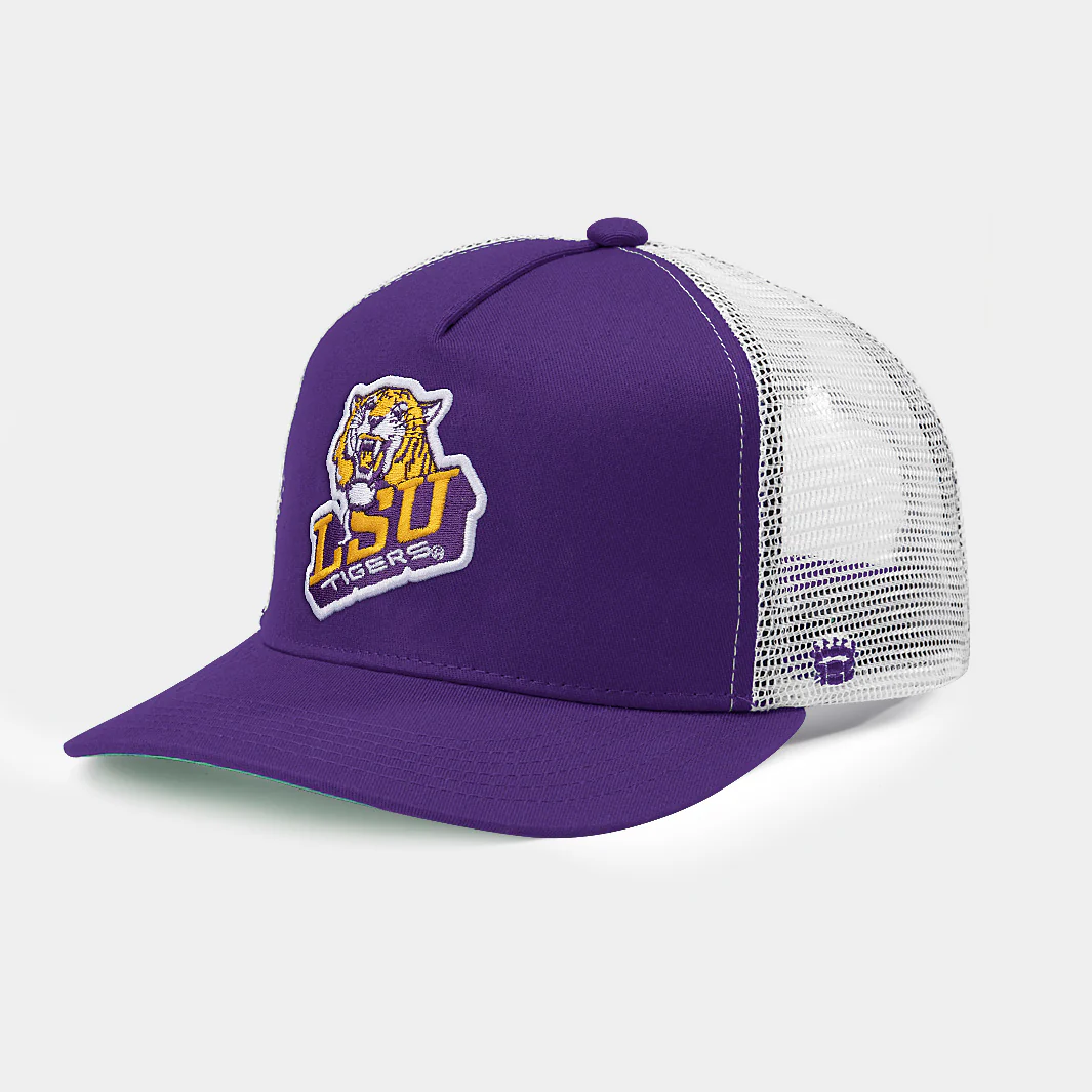 LSU Tigers Vintage Logo Trucker Hat