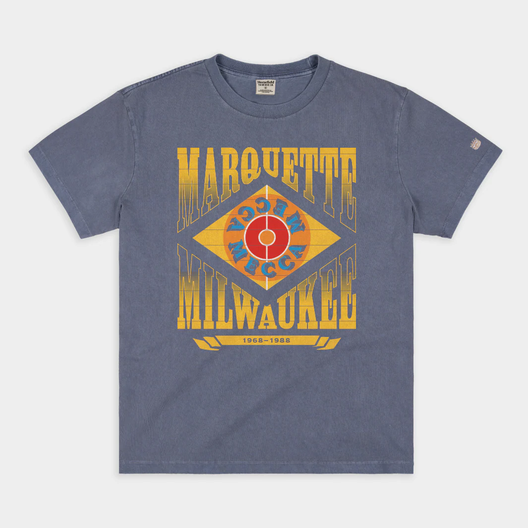 Marquette Basketball MECCA Vintage Heavyweight Tee