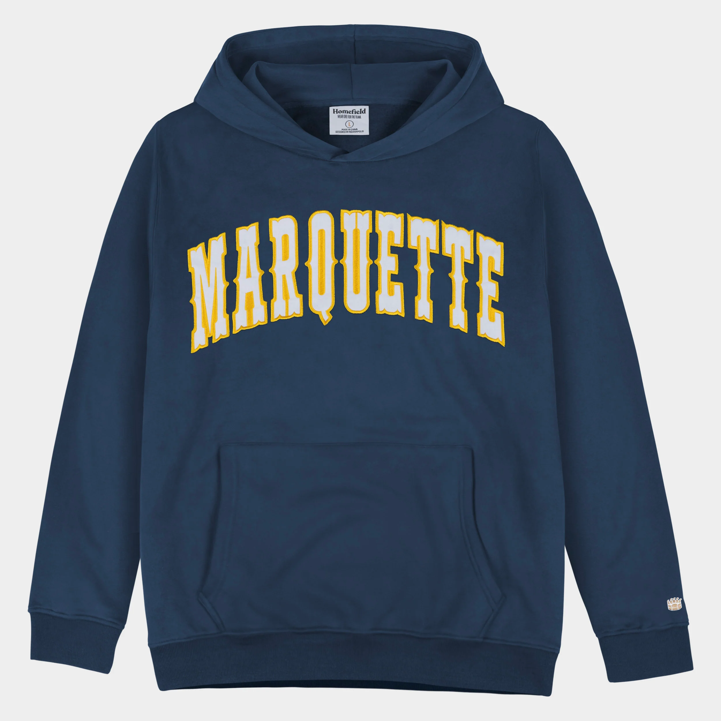 Marquette Golden Eagles 1980s Applique Heavyweight Hoodie