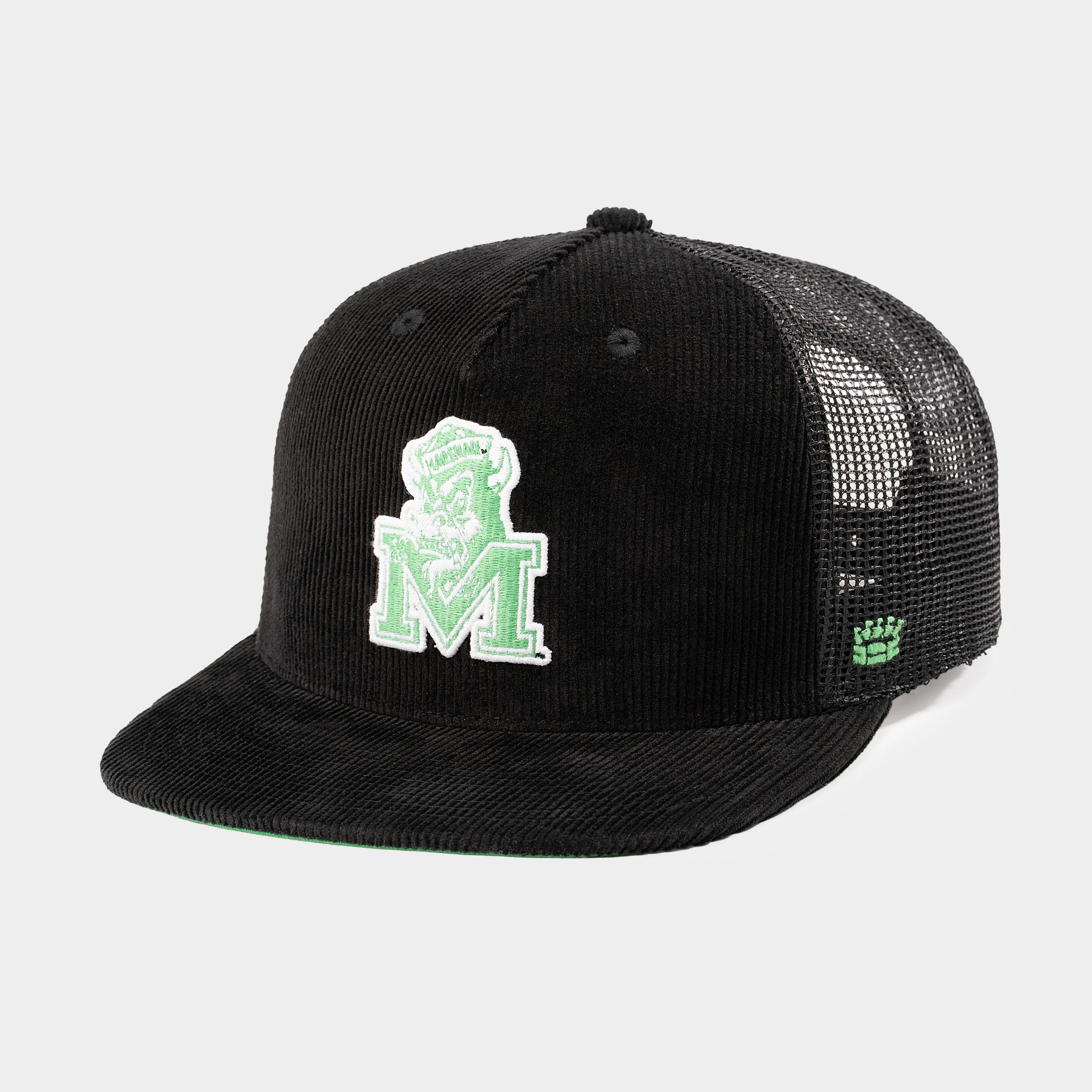 Marshall Thundering Herd Corduroy Trucker Hat