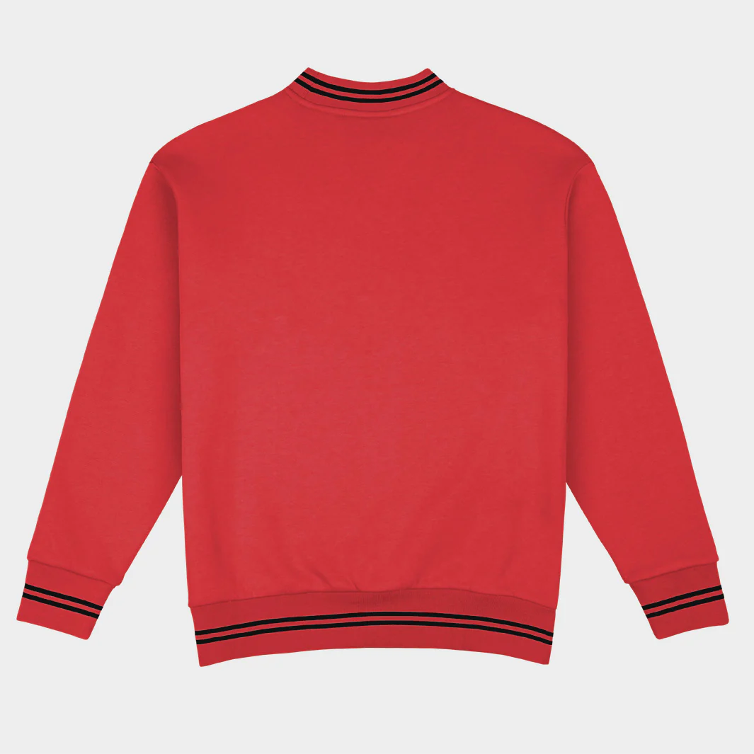 Maryland Football Embroidered Tri-Stripe Crewneck - Image 2