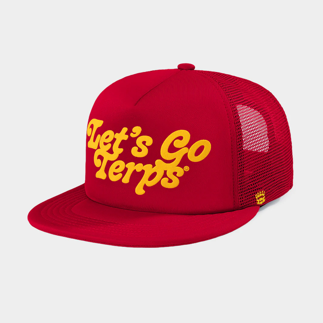 Maryland "Let's Go Terps" Puff Ink Trucker Hat