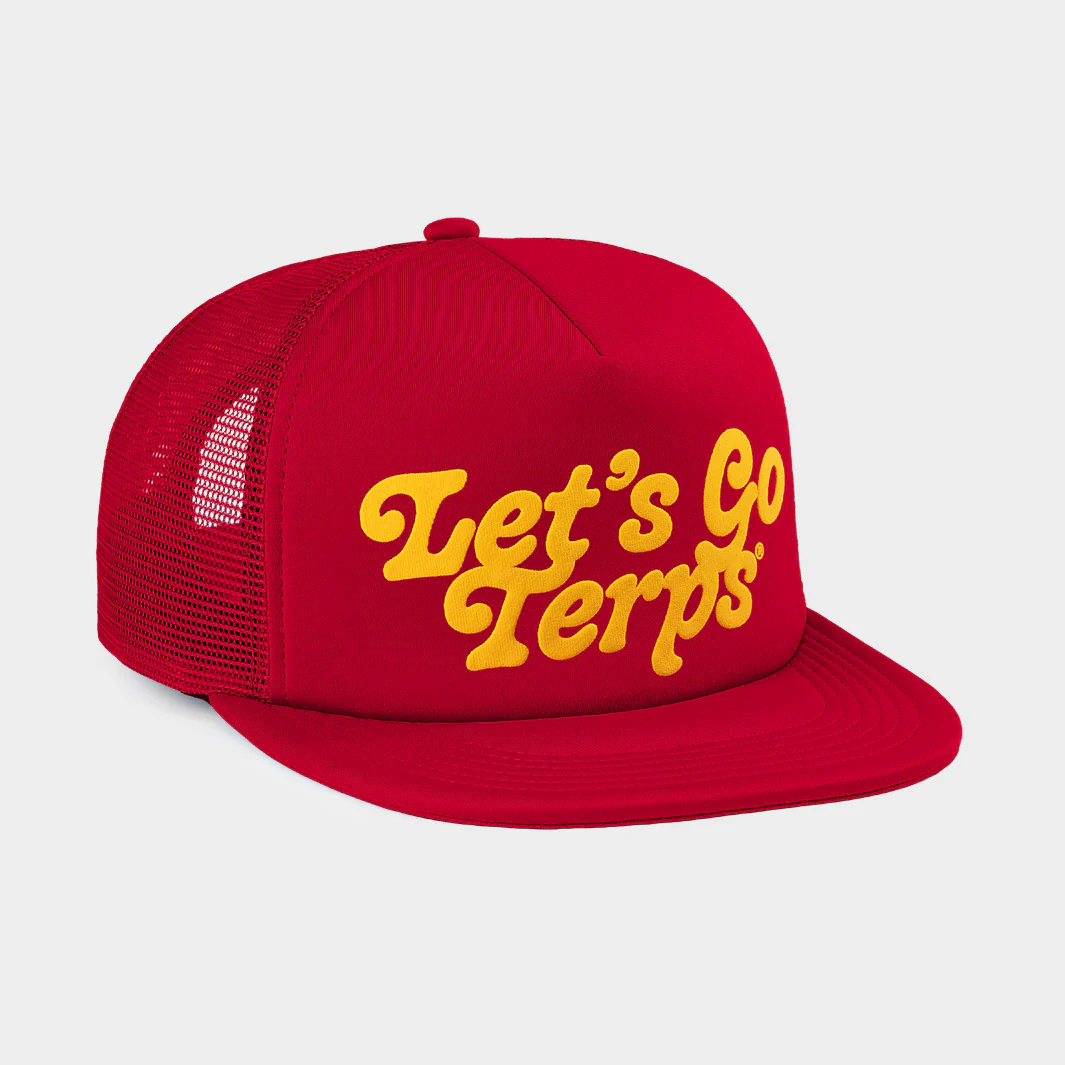 Maryland "Let's Go Terps" Puff Ink Trucker Hat - Image 2