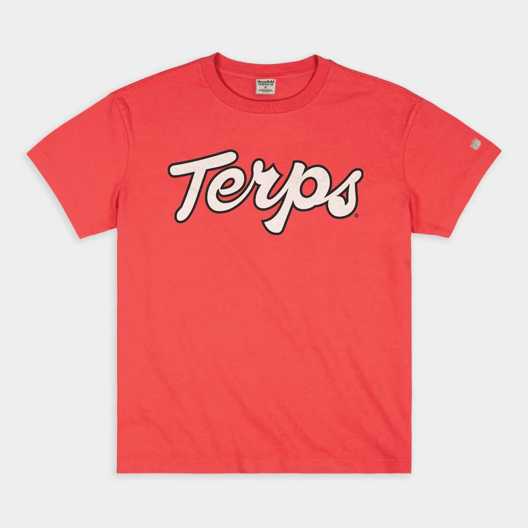 Maryland "Terps" Script Vintage Heavyweight Tee
