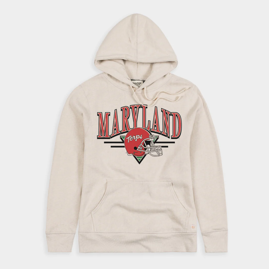 Maryland Terrapins Script "Terps" Helmet Hoodie
