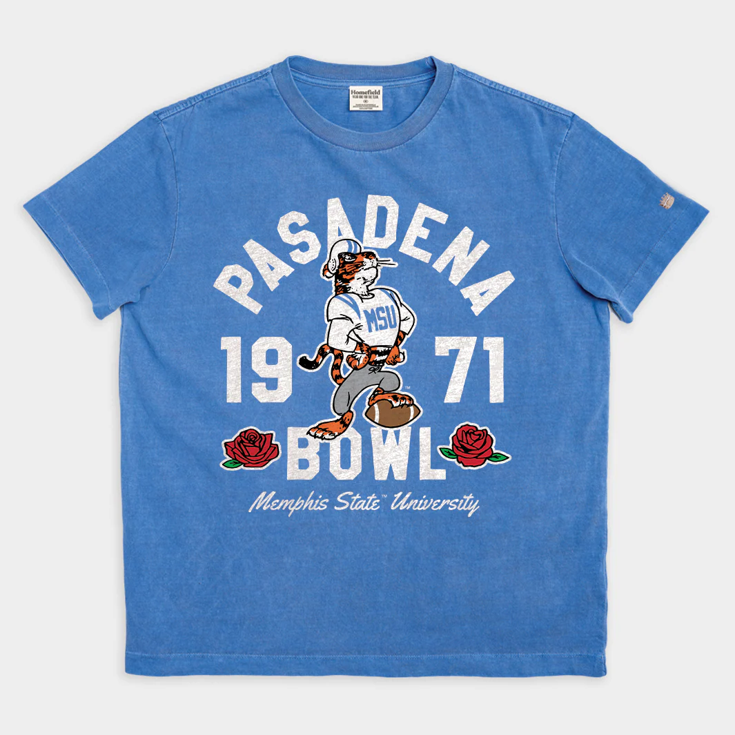 Memphis State 1971 Pasadena Bowl Vintage Heavyweight Tee