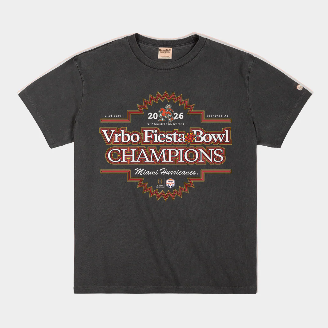 Miami Hurricanes 2026 Fiesta Bowl Champs Heavyweight Tee