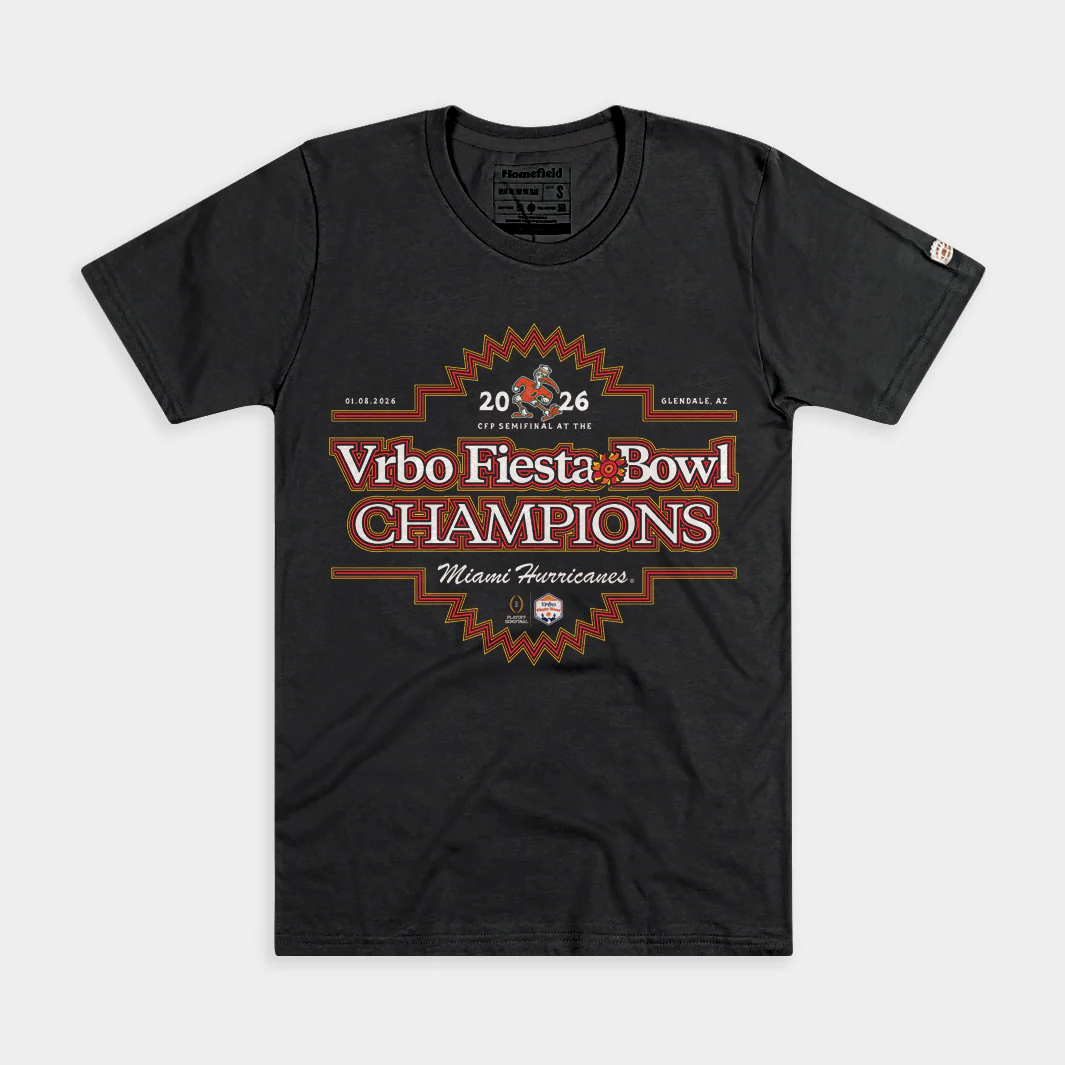 Miami Hurricanes 2026 Fiesta Bowl Champs Tee