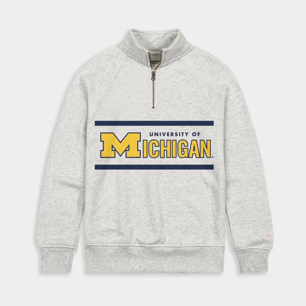 Michigan Block "M" Quarter Zip