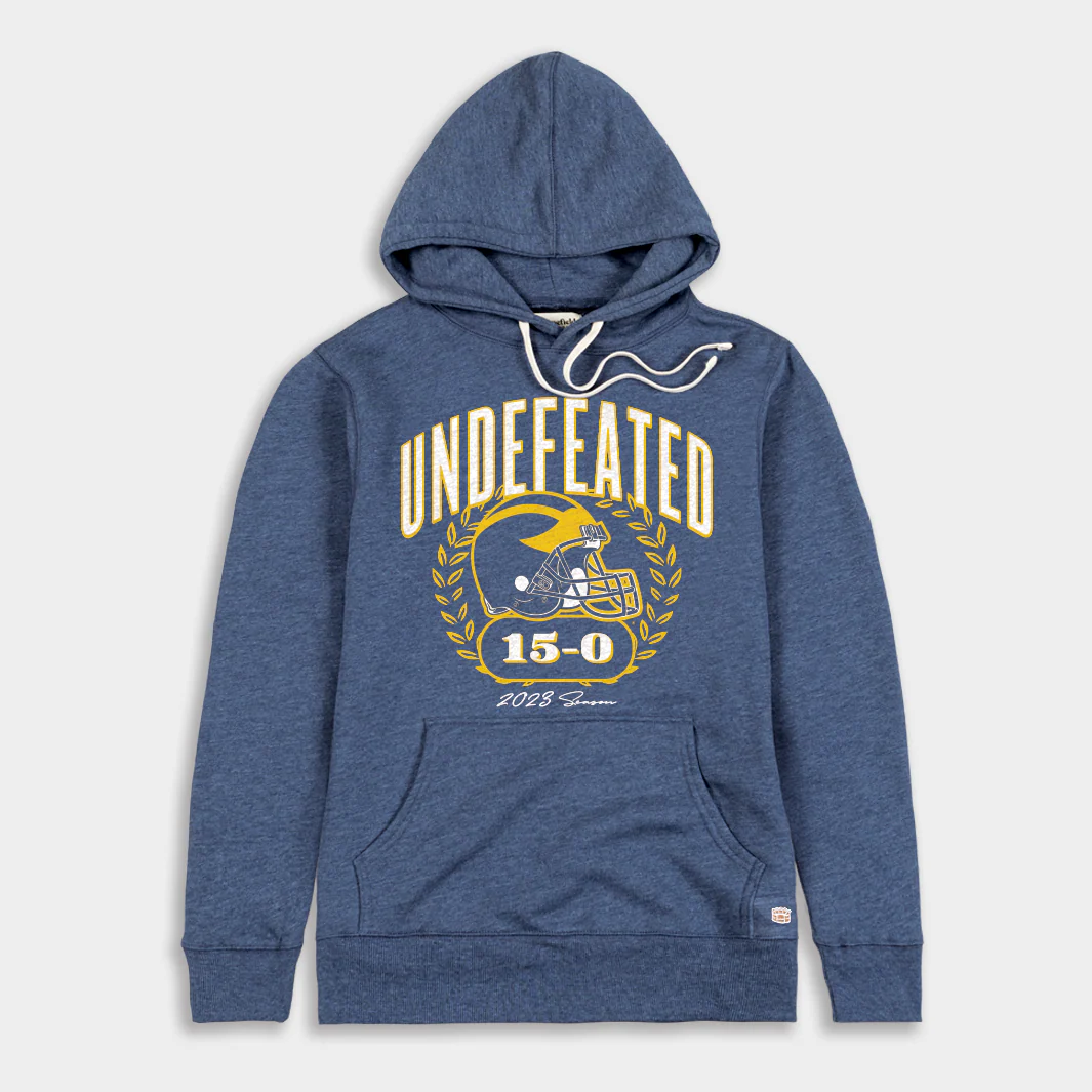 Michigan Football 2023 Undefeated 15-0 Hoodie