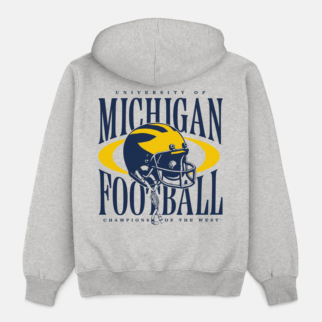 Michigan Football Kickoff Heavyweight Hoodie - Image 2