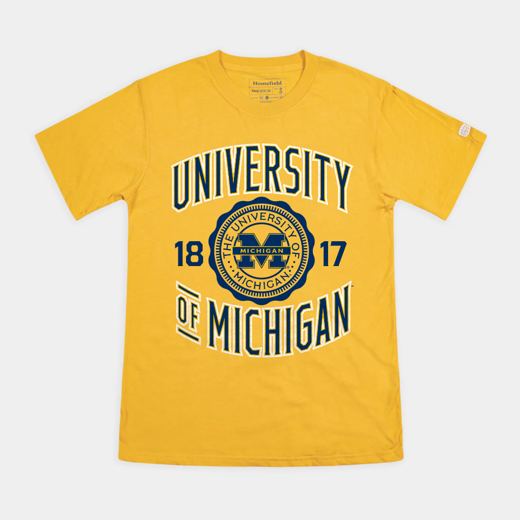 Michigan Retro Seal 1817 Tee
