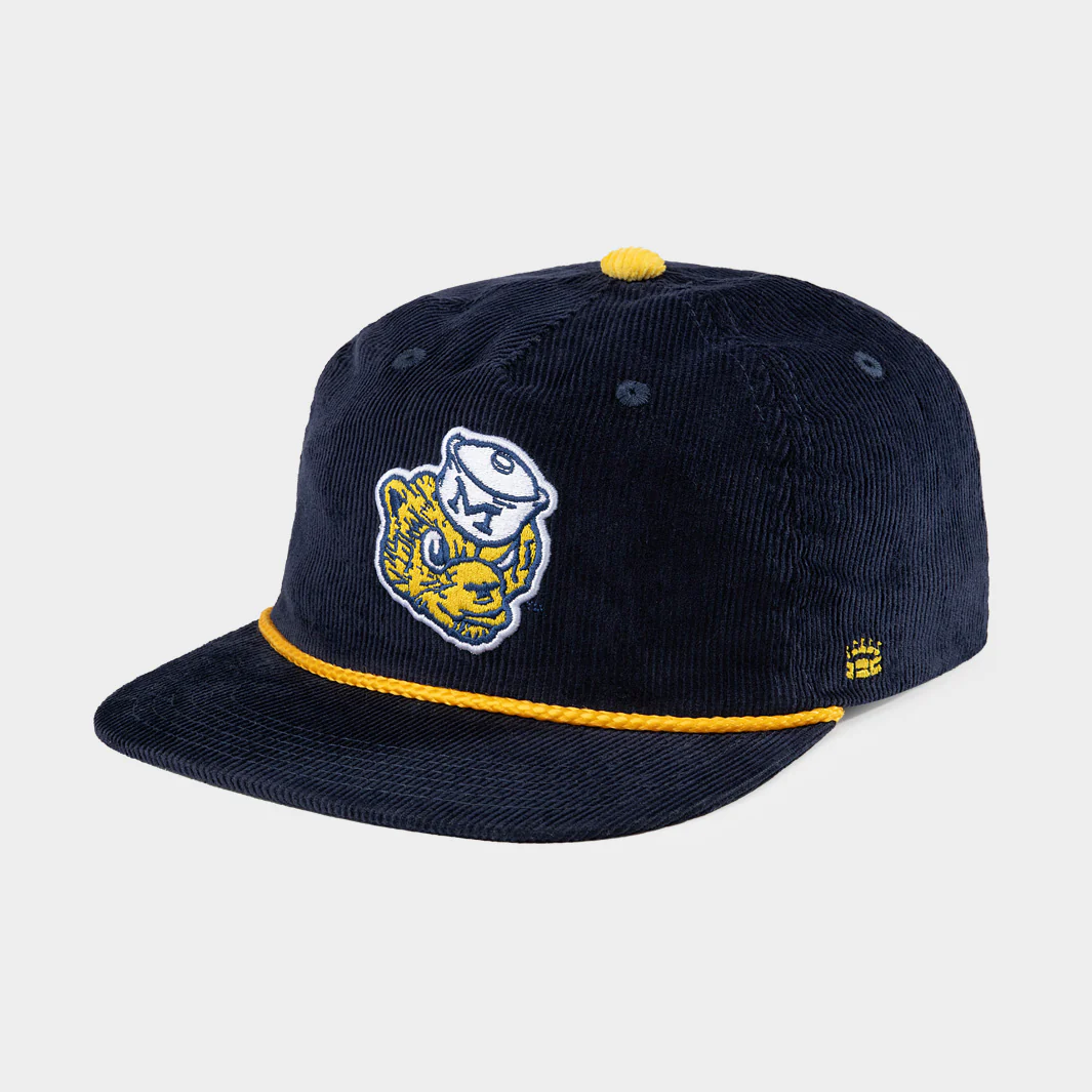 Michigan Sailor Hat Wolverine Corduroy Hat