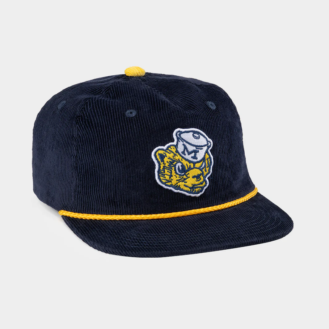 Michigan Sailor Hat Wolverine Corduroy Hat - Image 2