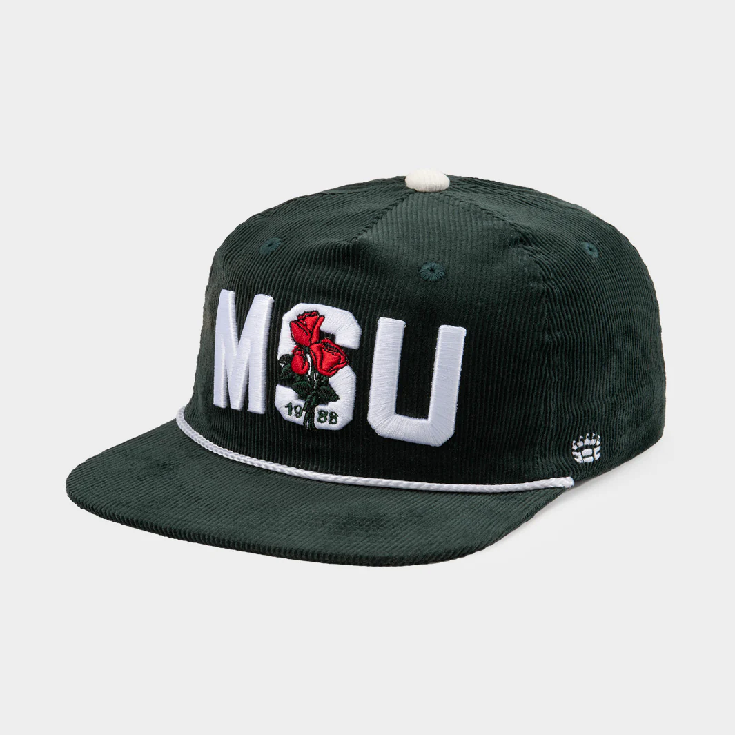Michigan State 1988 Roses Corduroy Hat