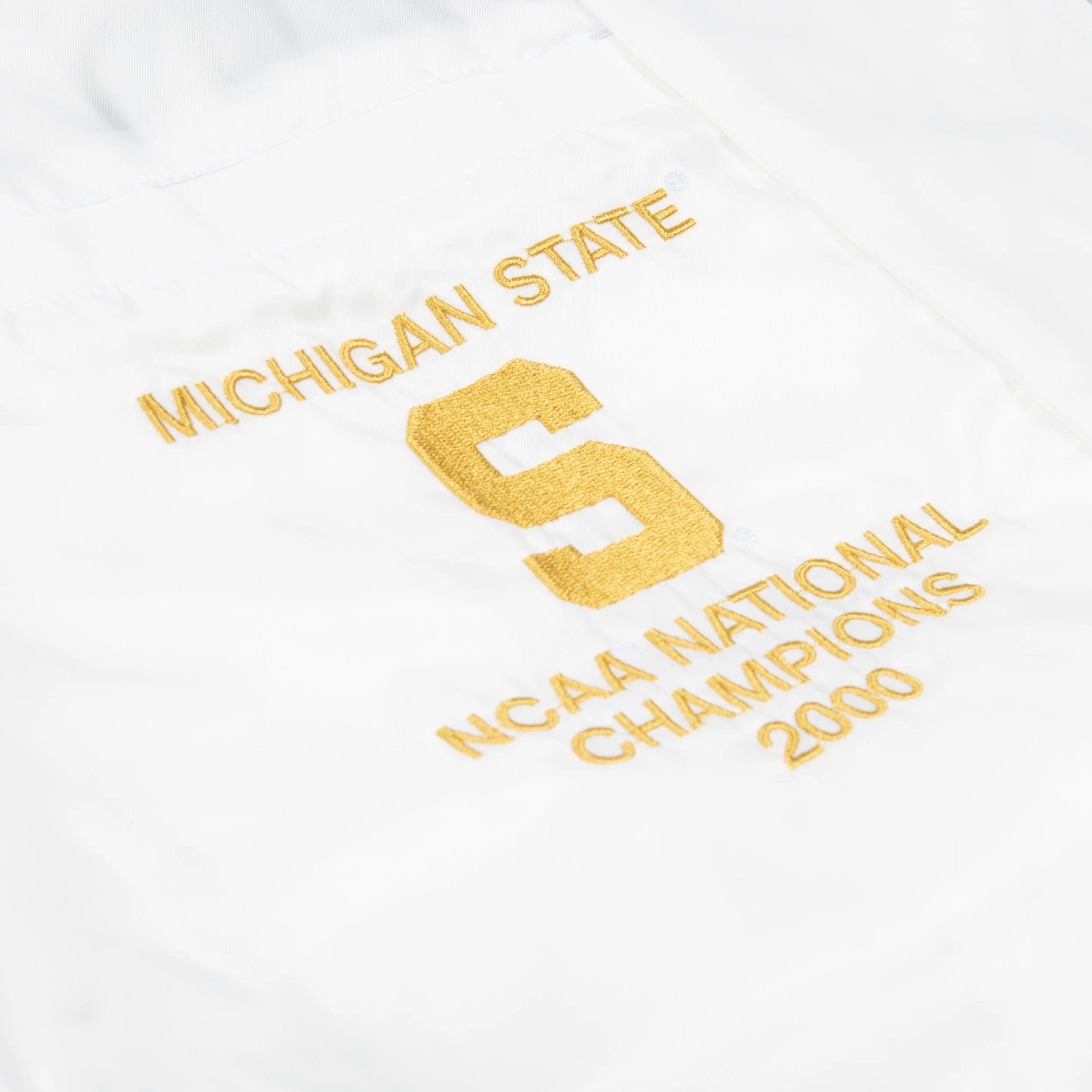 Michigan State Men's Basketball 2000 National Champs Bomber Jacket - Image 3