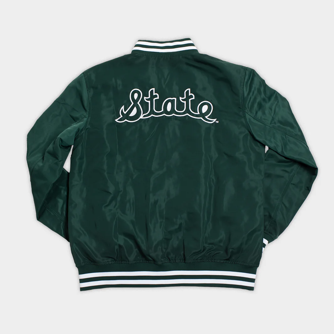 Michigan State Script Bomber Jacket - Image 2