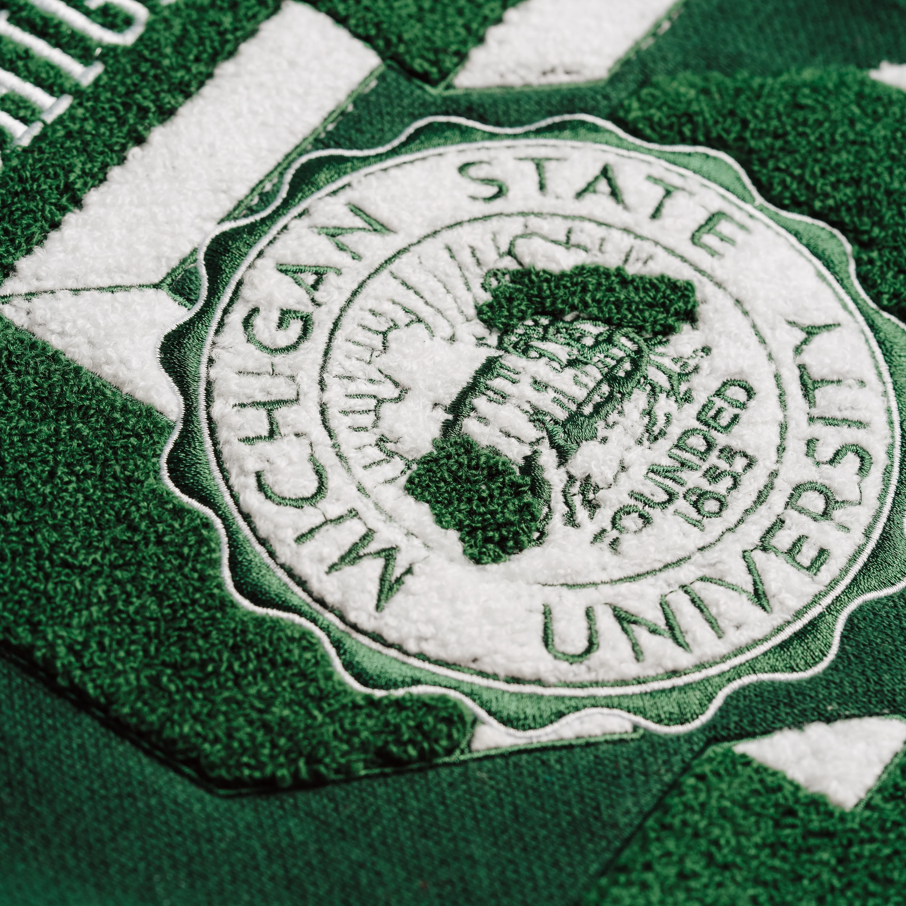 Michigan State Spartans Block "S" Knit Sweater - Image 2
