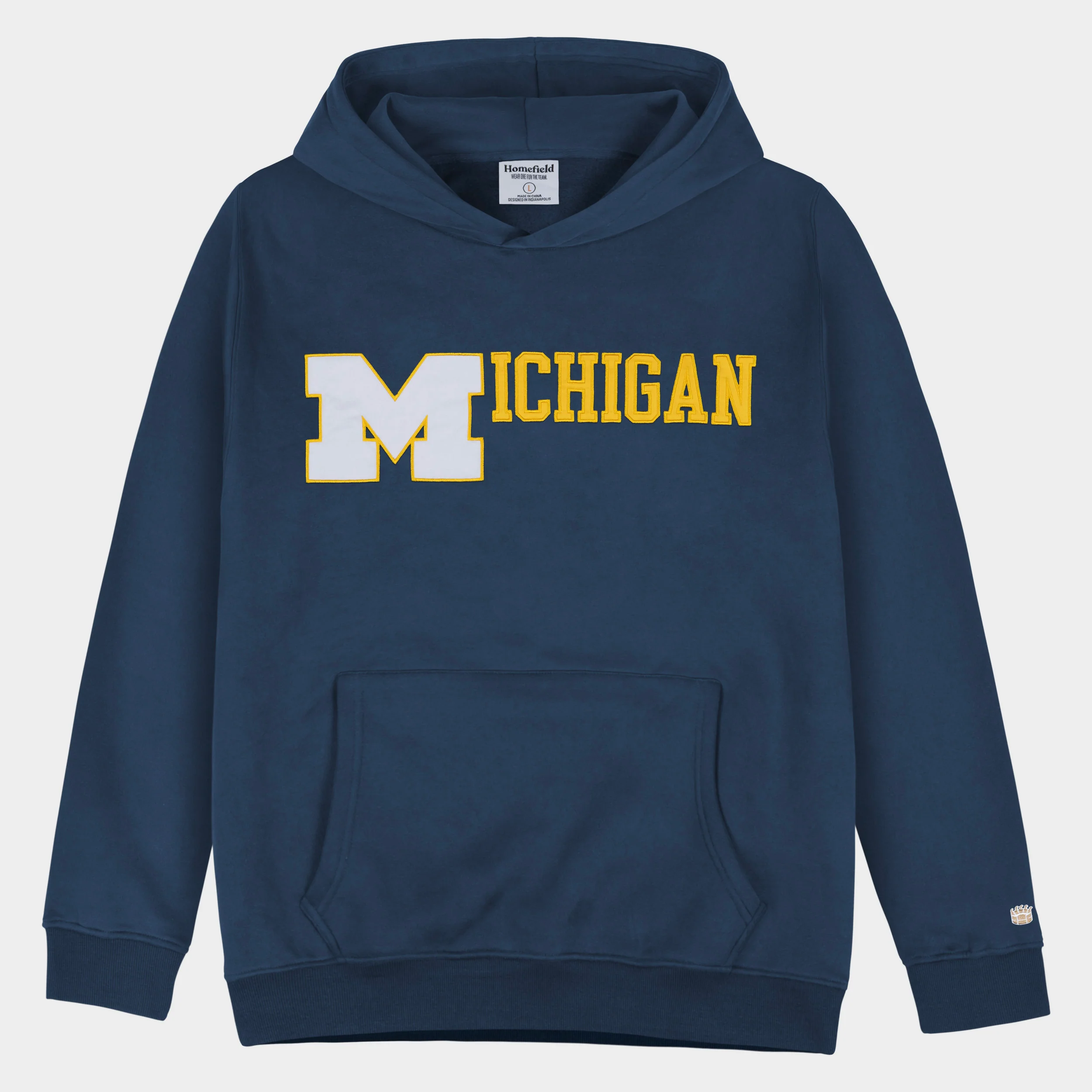 Michigan Wolverines 1980s Applique Heavyweight Hoodie
