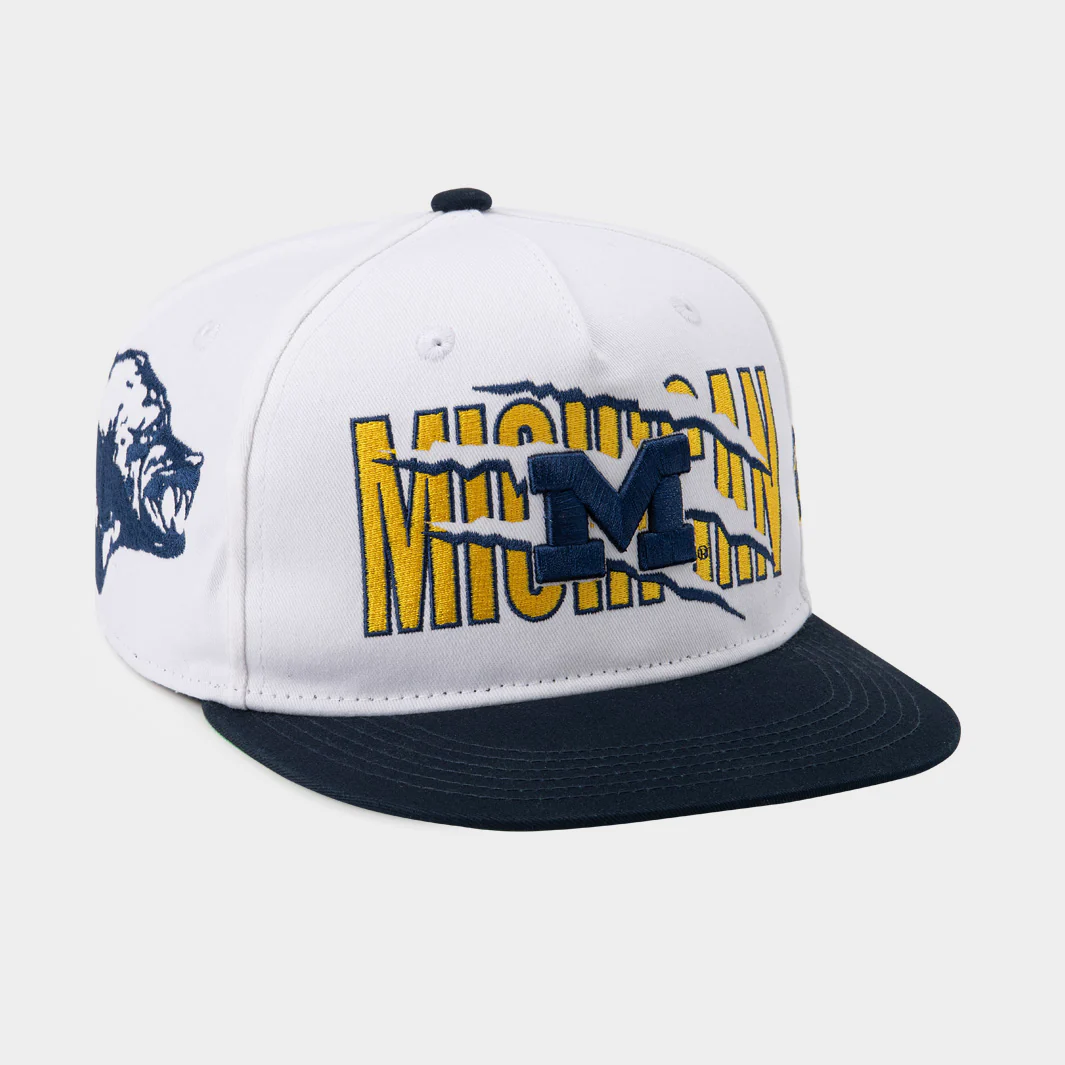 Michigan Wolverines 1990s Throwback Snapback - Image 2